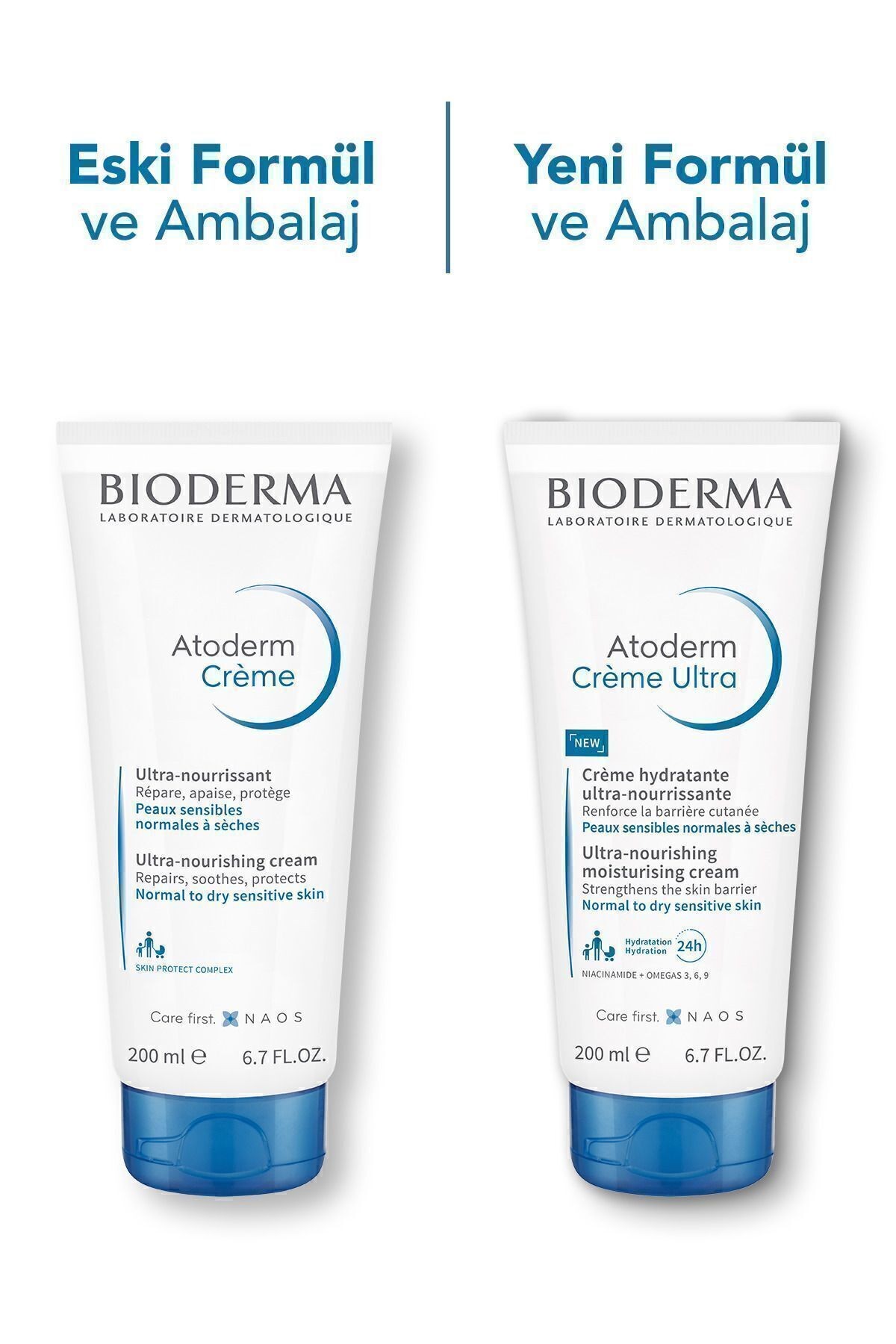 Atoderm Cream Ultra Normal Ve Kuru Ciltler Için Nemlendirici Yüz Ve Vücut Bakım Kremi 200 ml