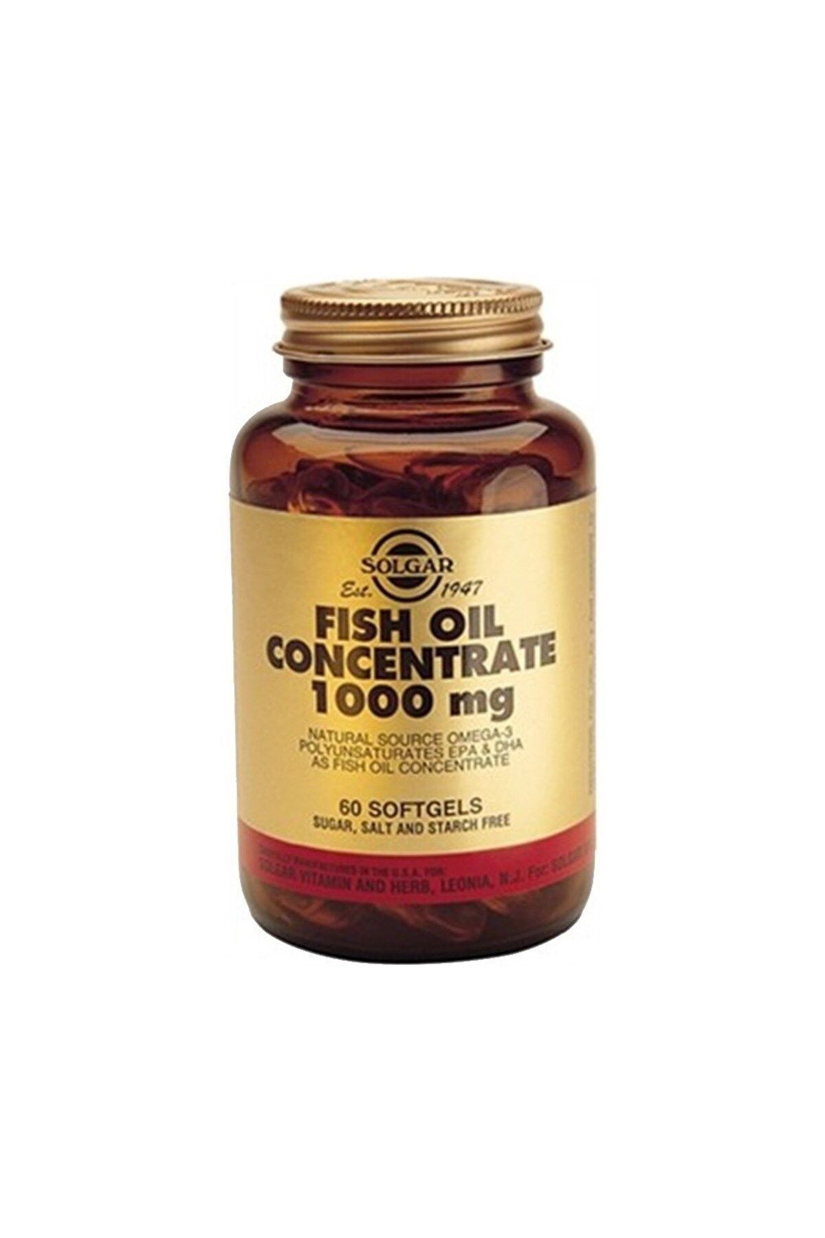 Fish Oil Concentrate 1000 Mg 60 Softgel