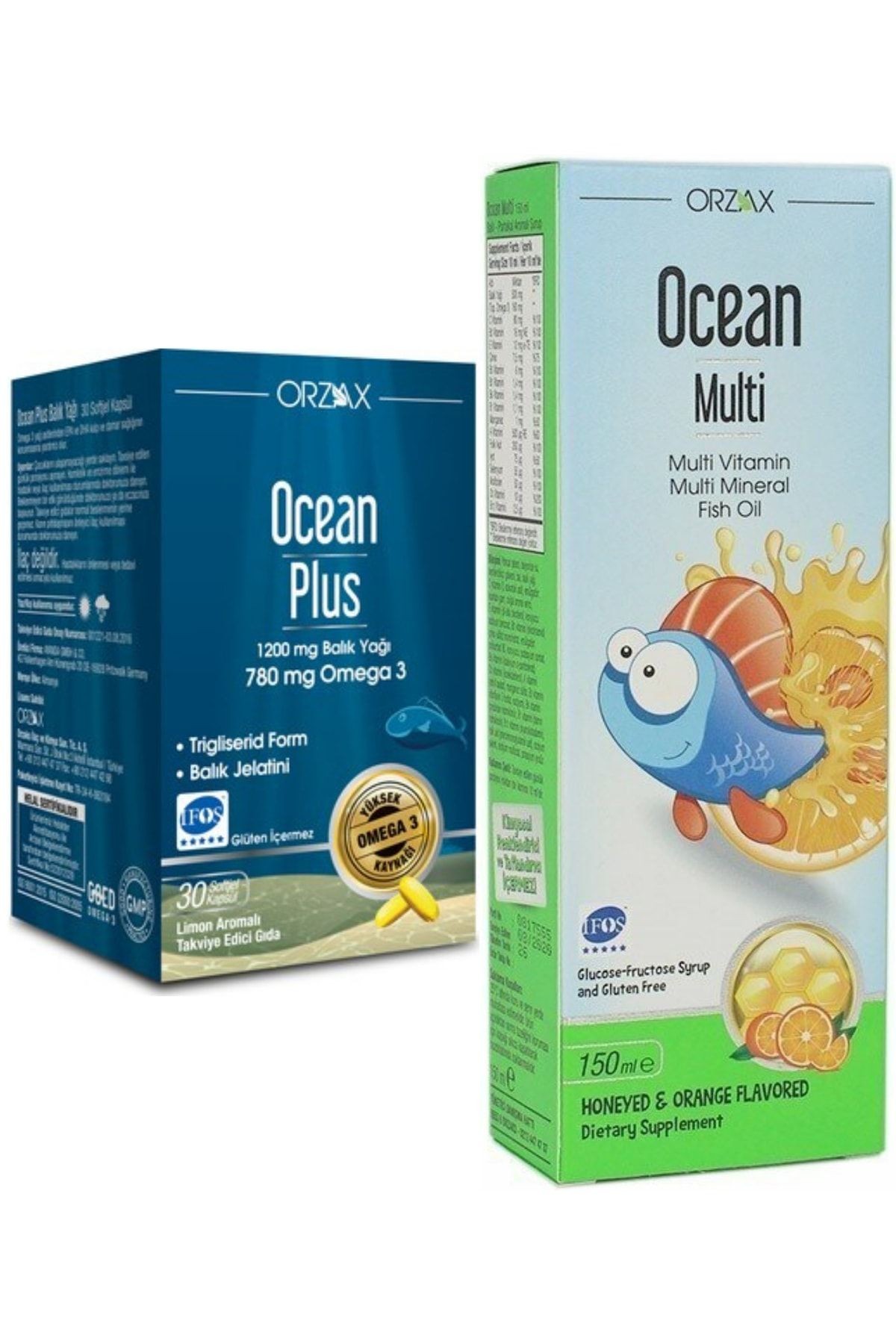 Plus Omega 3 1200 Mg 30 Kapsül + Multi Şurup 150ml