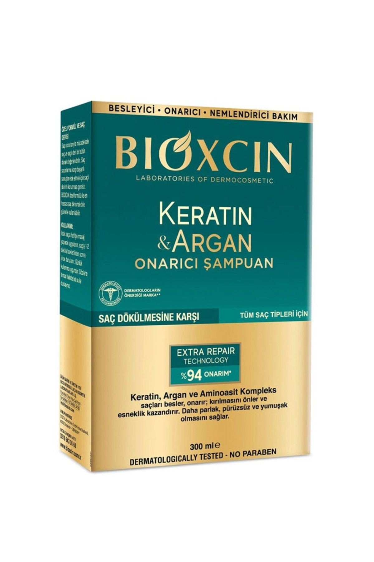 Keratin ve Argan Onarıcı Şampuan 300 ml-MFREYON00929