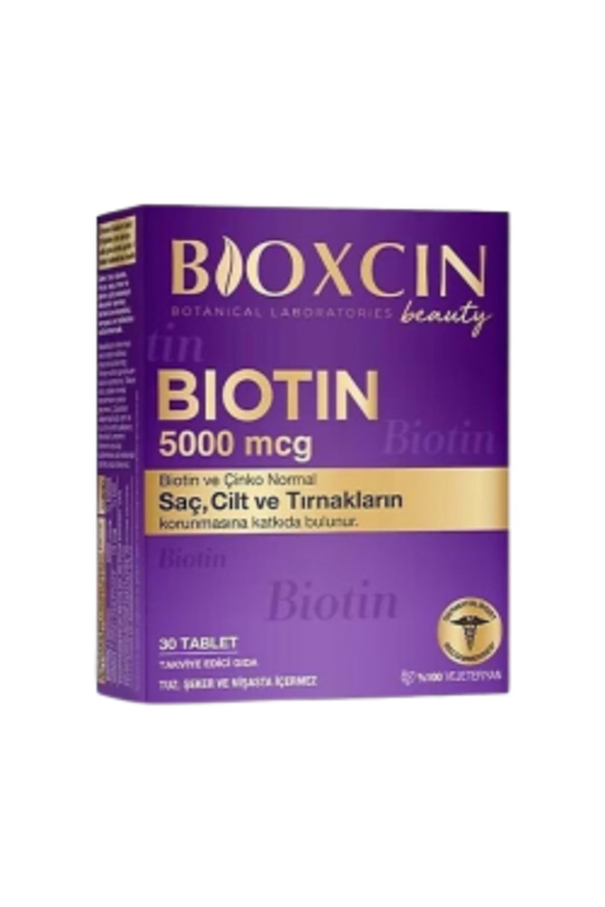 Biotin 5000 mcg 30 Tablet ( 1 ADET )