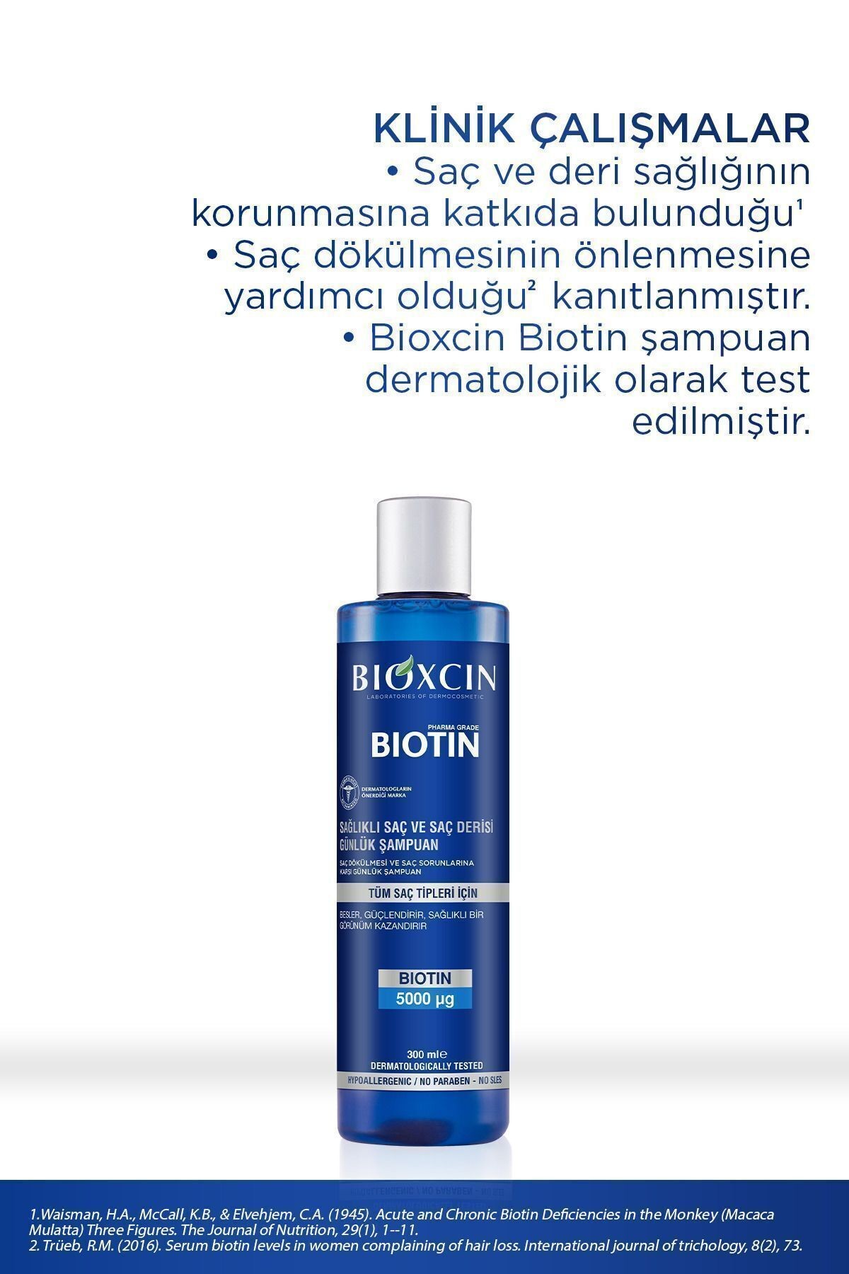 Biotin Şampuan 300 ml - Hassas Saç Derisi Hassas Saçlar