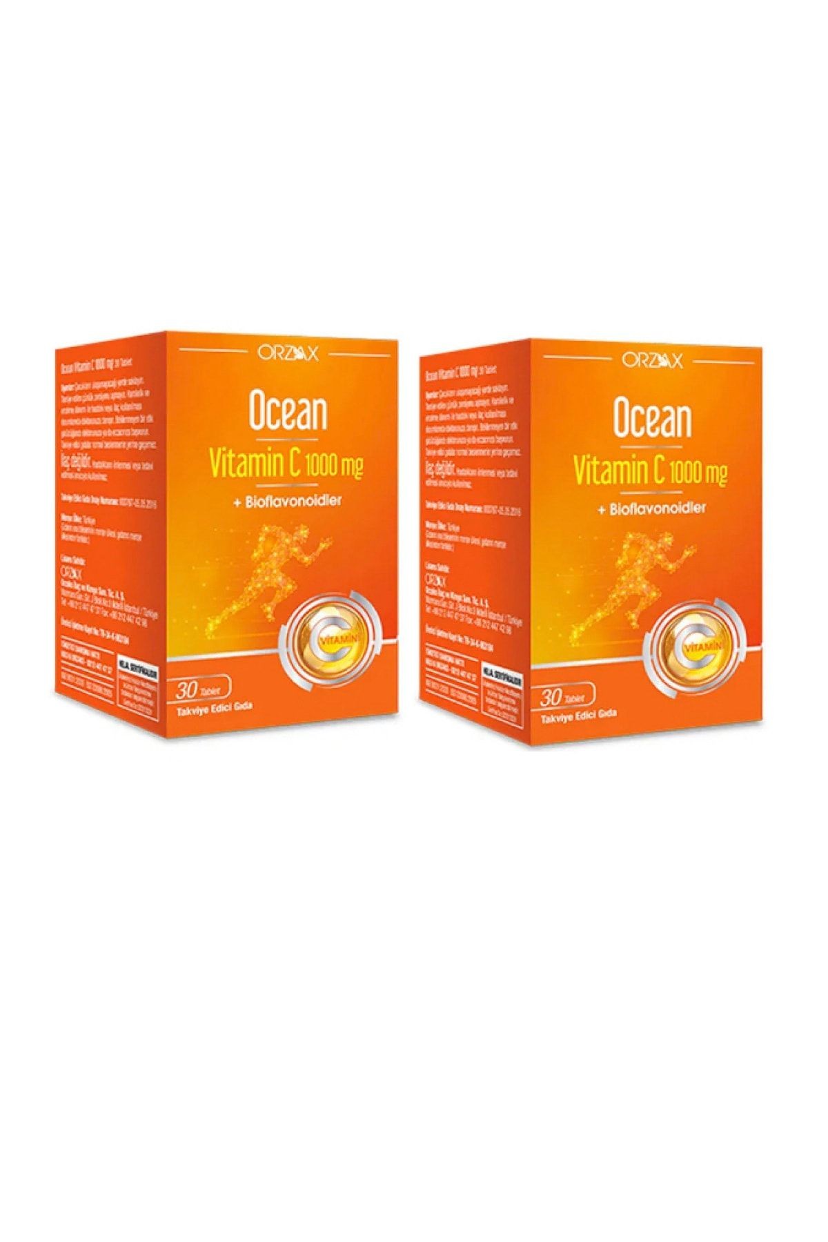 30 Tablet C Vitamini - X2 Adet