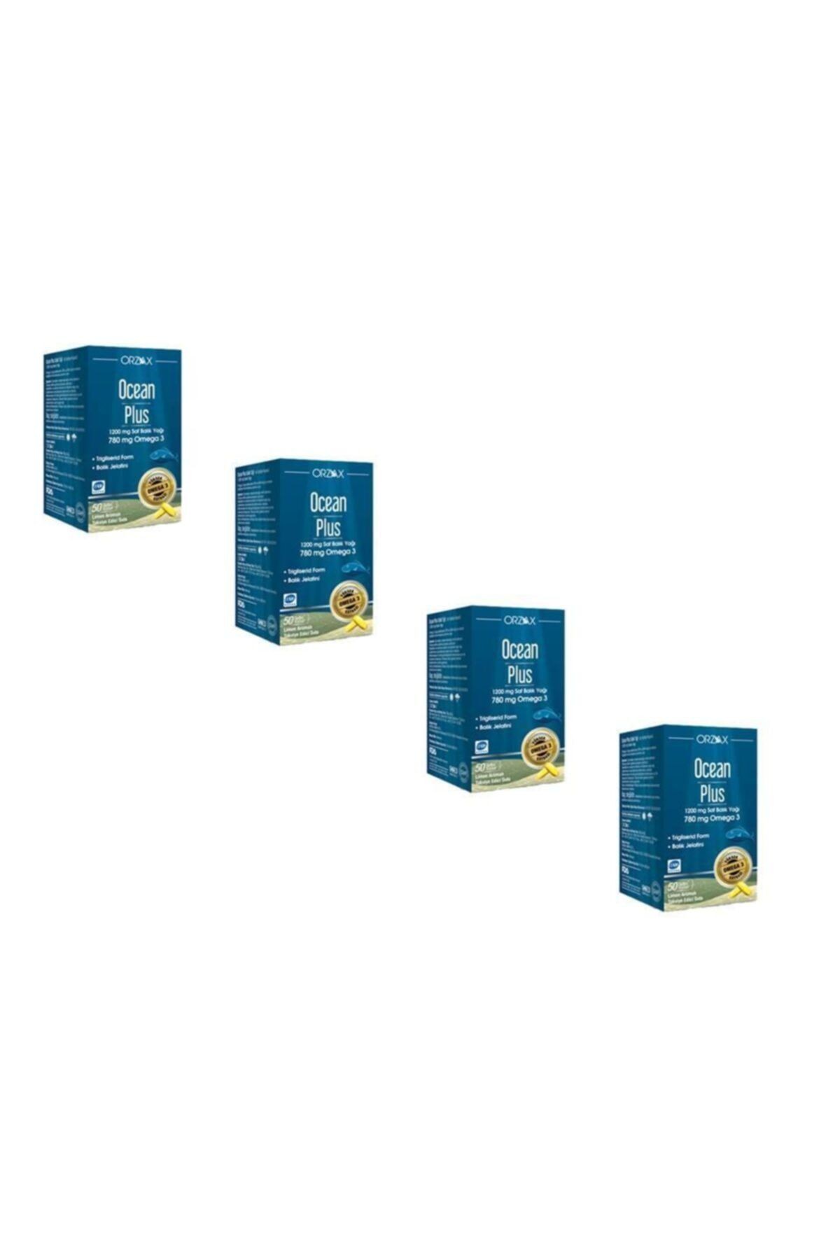 Plus Omega3  50 Kapsül 4 Adet  1200mg