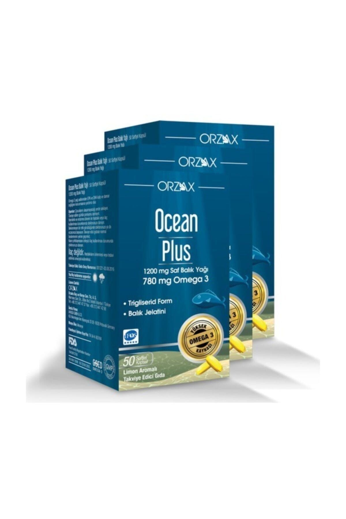 Plus 1200 Mg Omega 3 50 Kapsül Balık Yağı 3  Adet