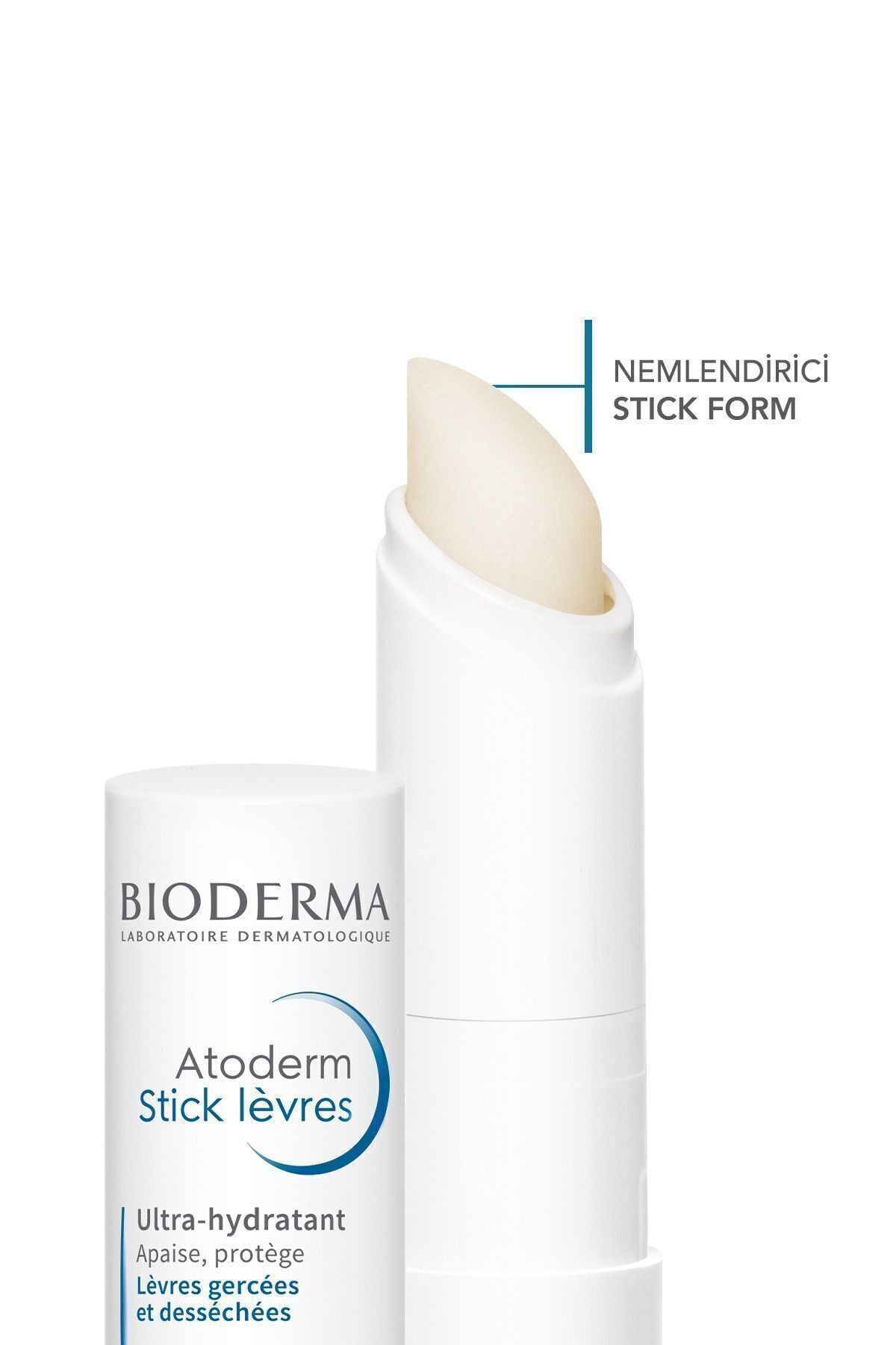 Atoderm Lip Stick Besleyici, E Vitamini ve Shea Yağı İçeren Nemlendirici Dudak Bakım Kremi 4 gr