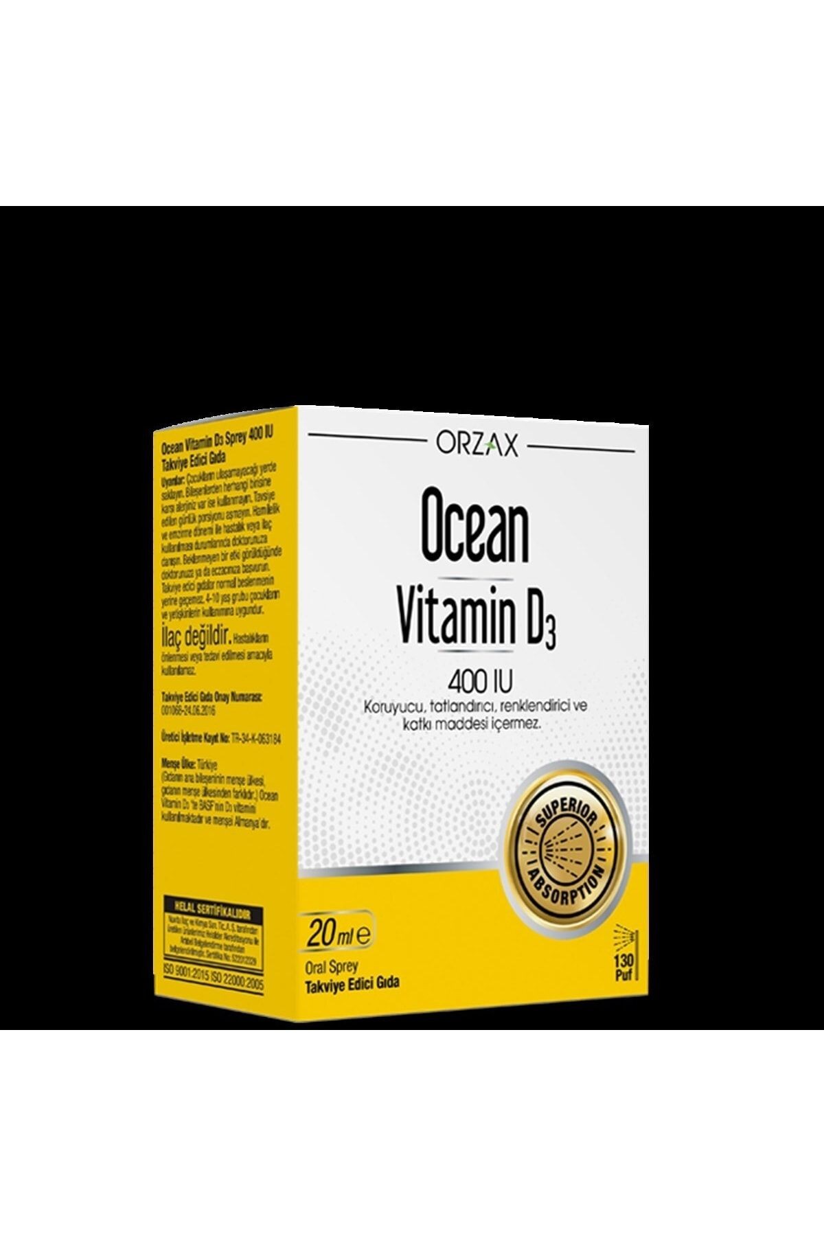 Vitamin D3 400 Iu 20 ml Sprey (MİAD:02/2024)