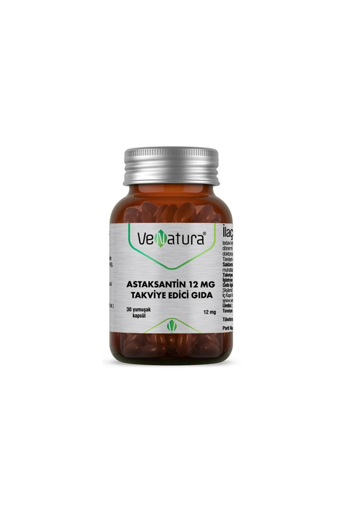 Venatura Astaksantin 12 Mg 30 Kapsül
