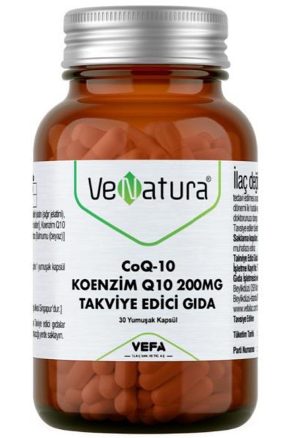 Coq-10 Koenzim Q10 200mg 30 Kapsül