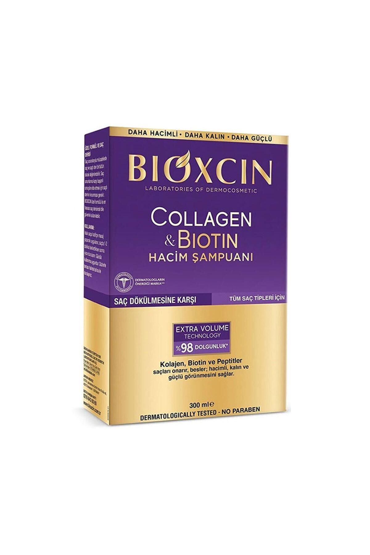 Collagen ve Biotin Ekstra Hacim ve Dolgunlaştırıcı Kolajen ve Biotin İçeren Şampuan 300 ml