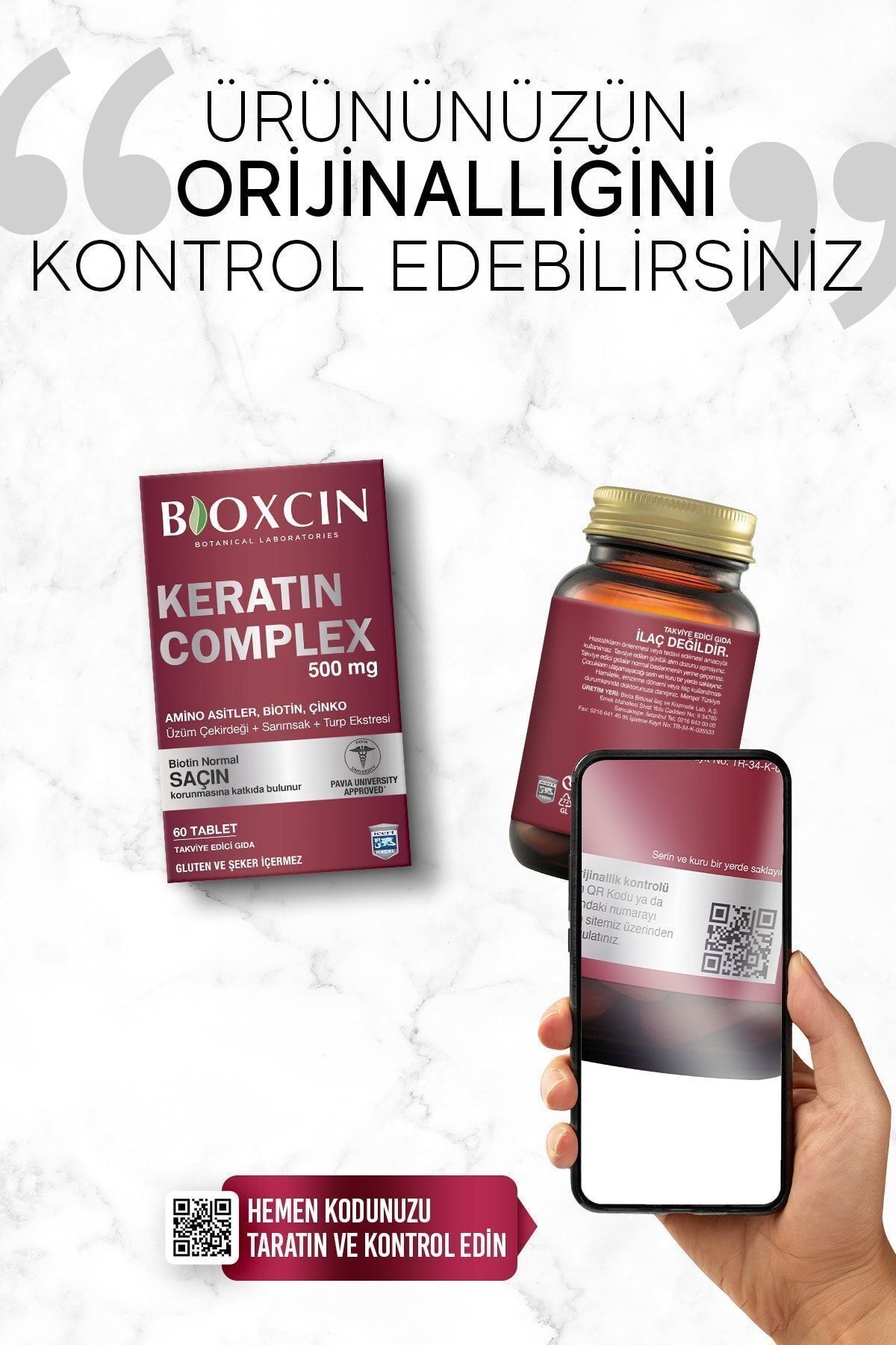 Keratin Complex 500mg 60 Tablet