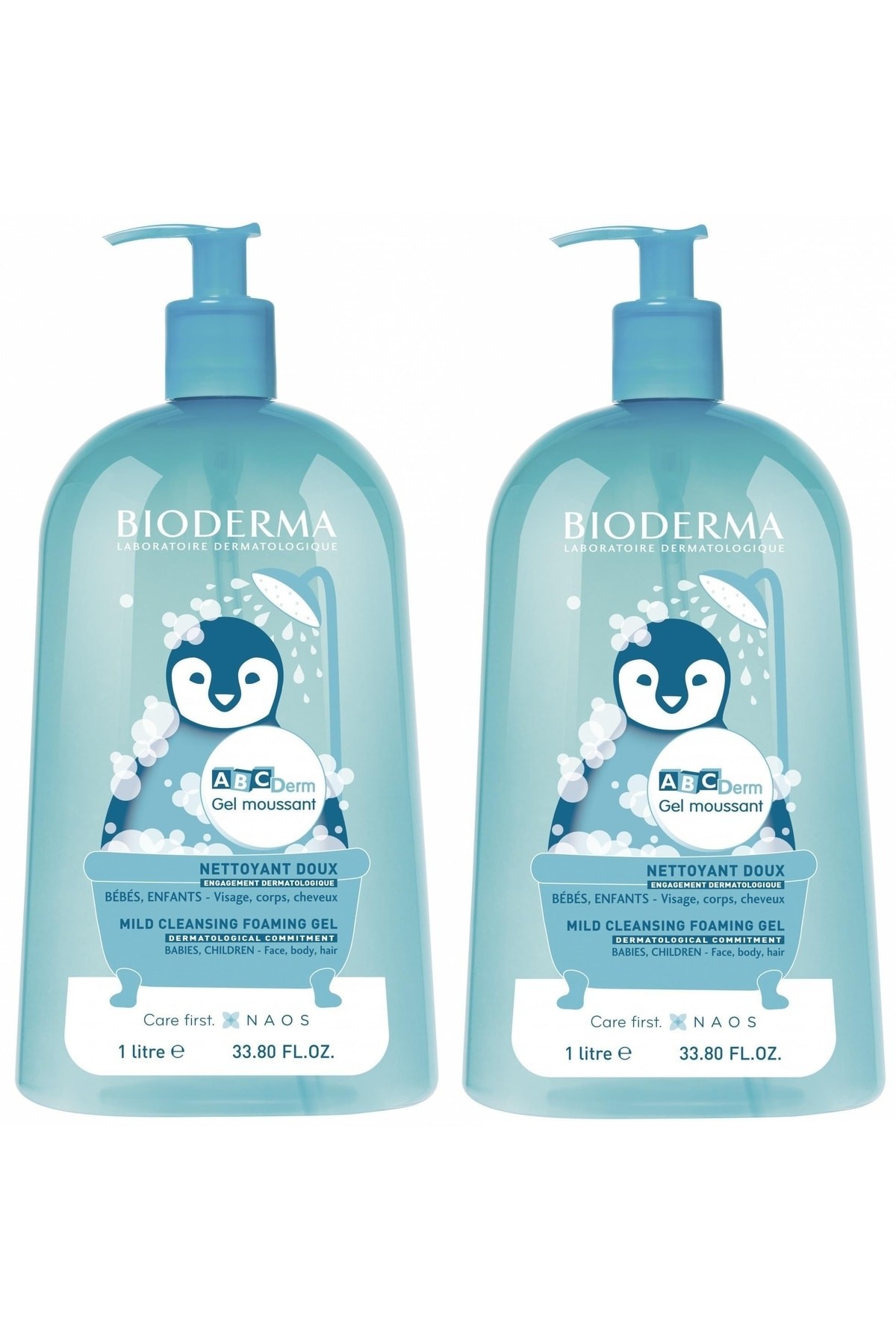 Abcderm Foaming Cleanser 1 lt 2 Adet  Bebek Şampuan