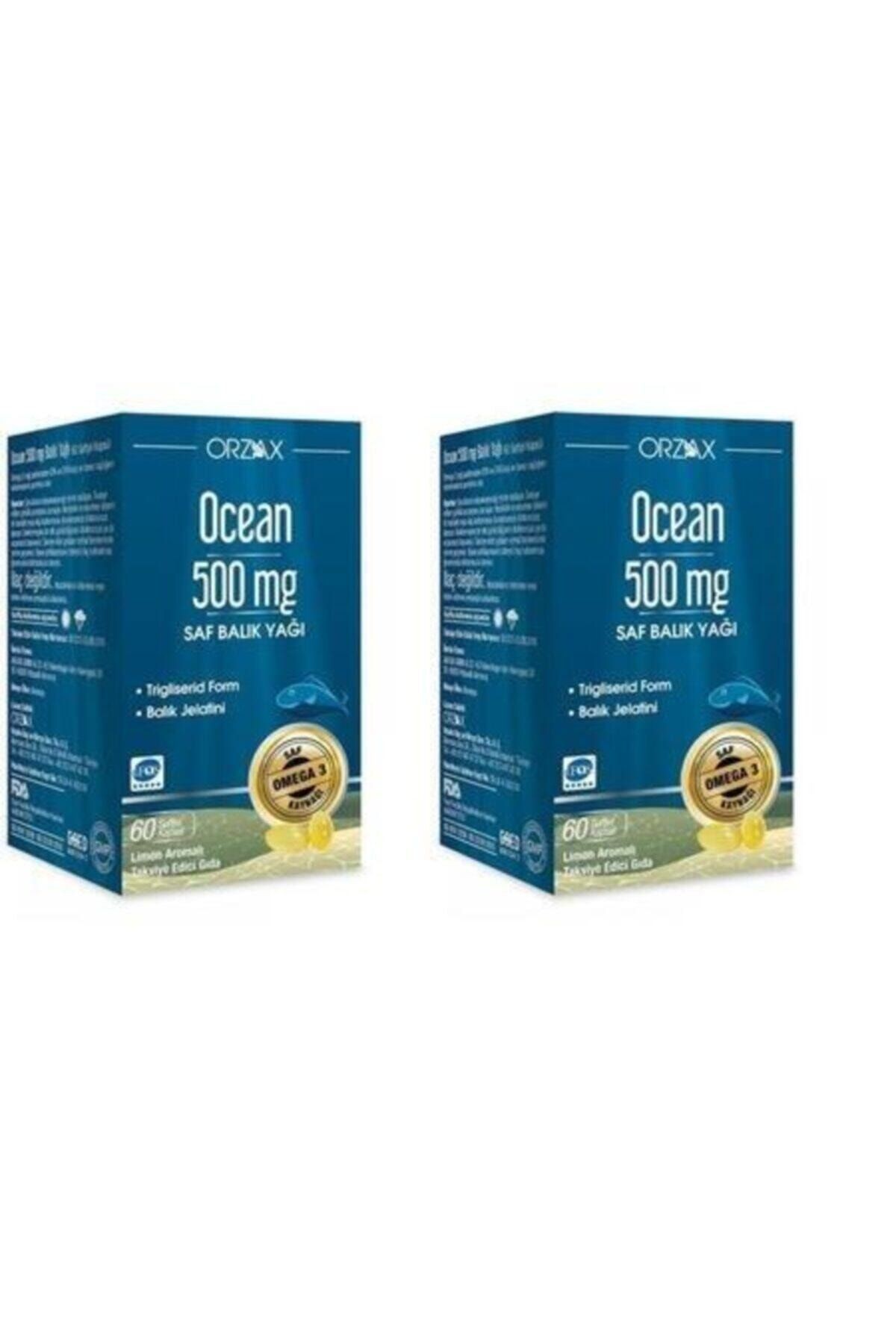 500 Mg Omega-3 60 Kapsül Yeni Ambalaj Balık Yağı 2 Adet