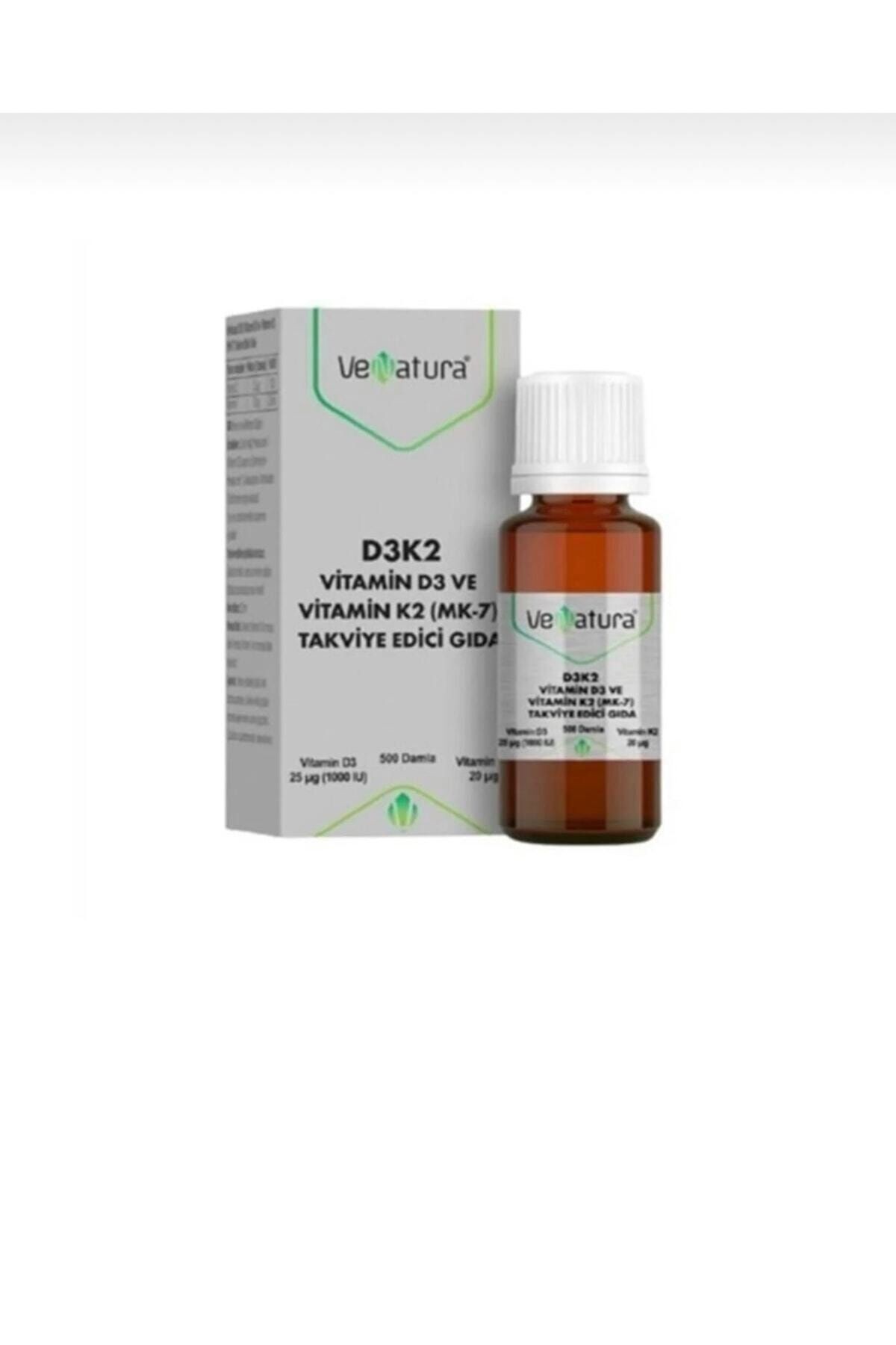 Vitamin D3k2 Vitamin D3 (1000ıu) Ve Vitamin K2,20 Mcg Mk-7) Takviye Edici Gıda