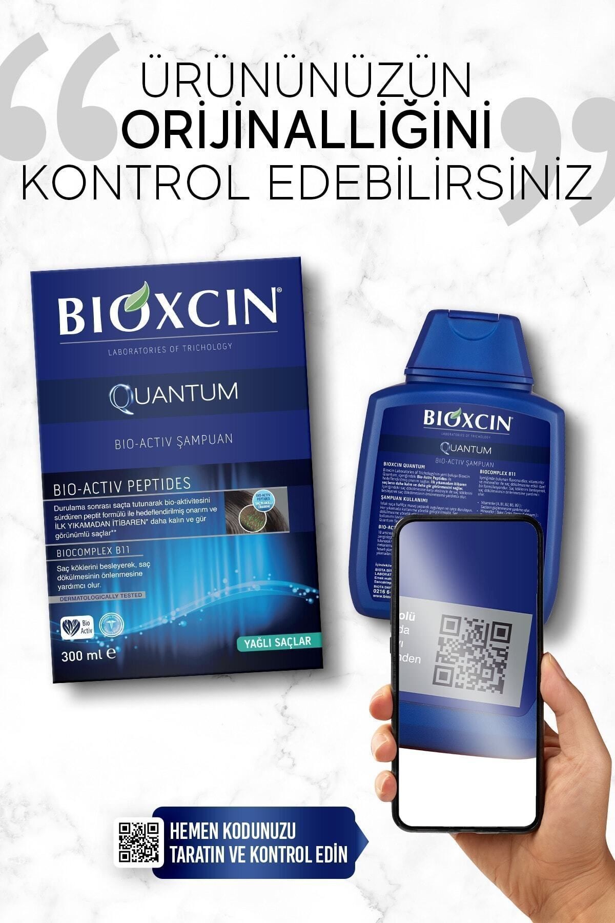 Quantum Şampuan 3 Al 2 Öde Yağlı Saçlar Için 3x300 Ml - Ince Telli Saçlar Için Dökülme Şampuanı