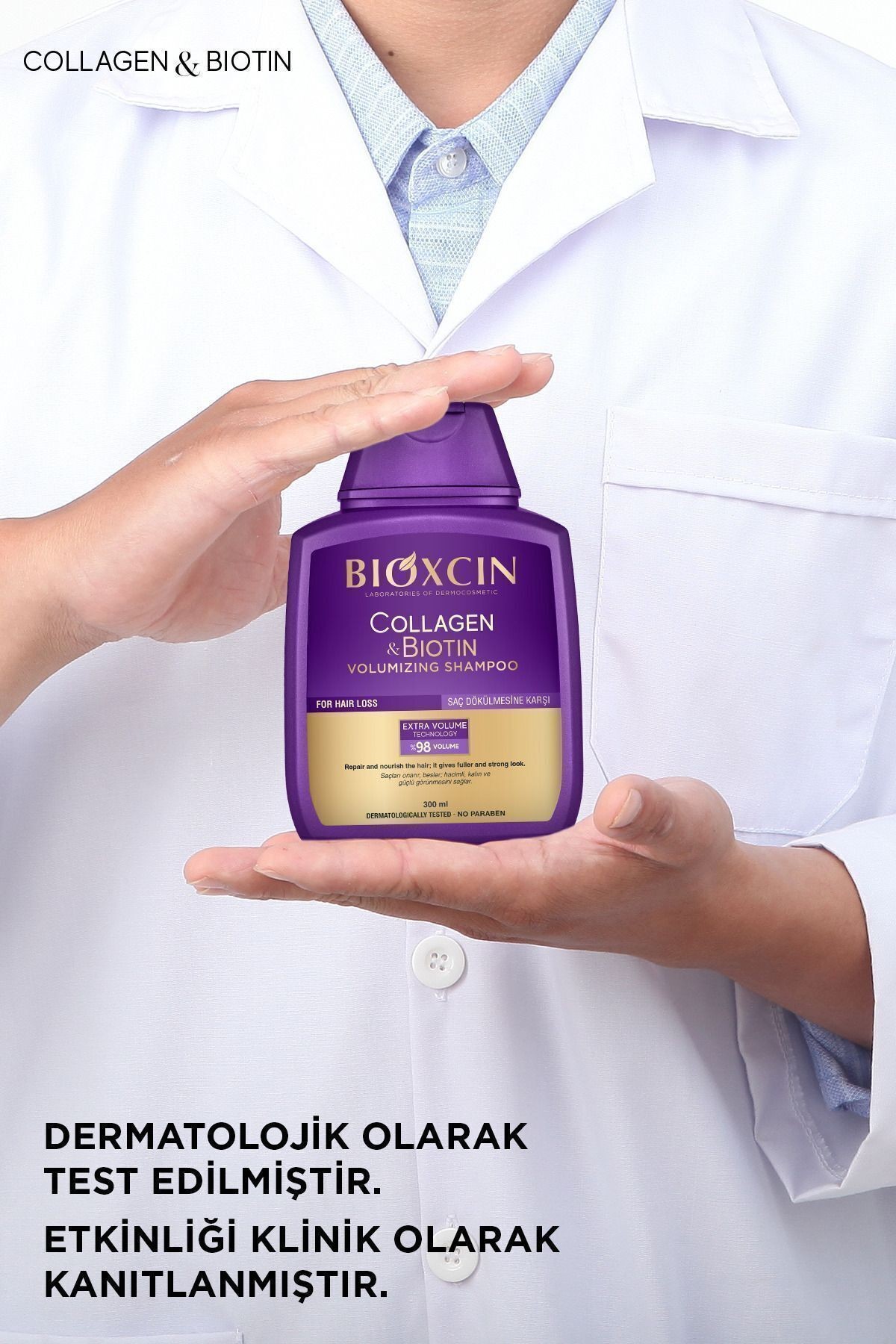 Collagen & Biotin Ekstra Hacim & Dolgunlaştırıcı Şampuan 300 Ml - 2 Li Avantaj Seti