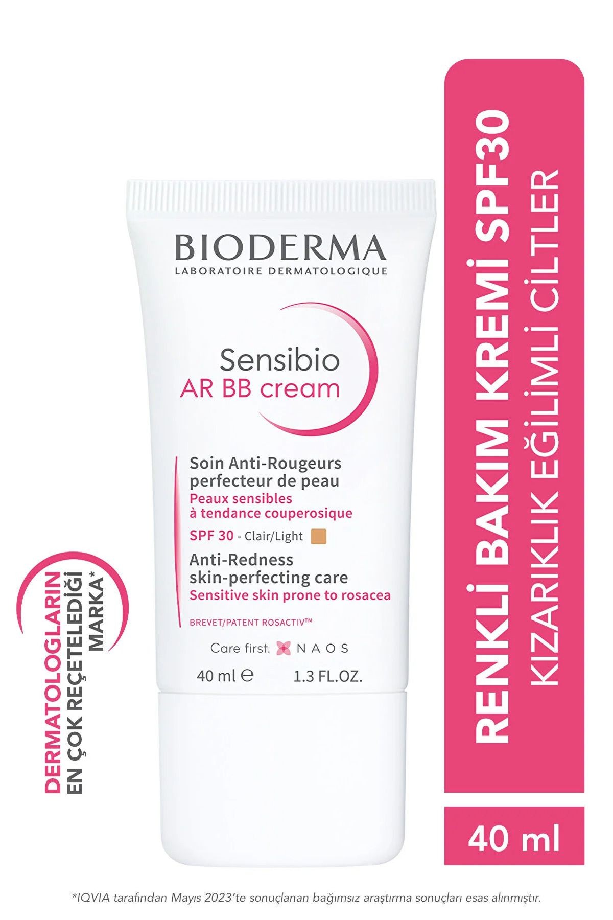 Sensibio AR BB Cream kızarık görünümünü azaltma ve cilt tonunu eşitlemeye yardımcı BB krem