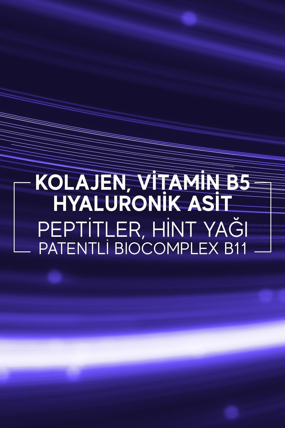 Kaş Kirpik Serumu - Kolajen Hyaluronik Asit Hint Yağı Keratin Peptidleri B5 Biocomplex B11