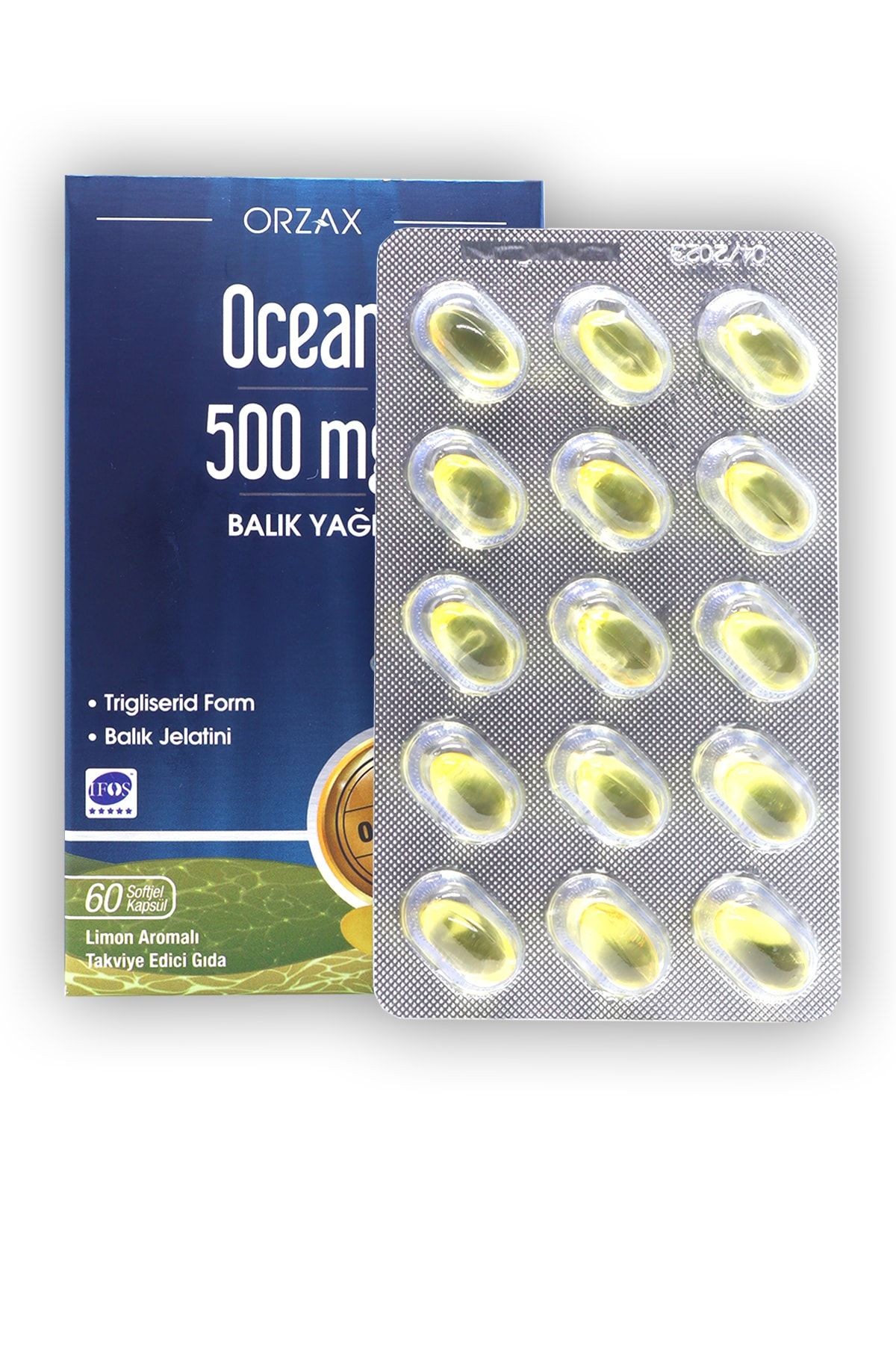 500 Mg 60 Kapsül Limon Aromalı Balık Yağı