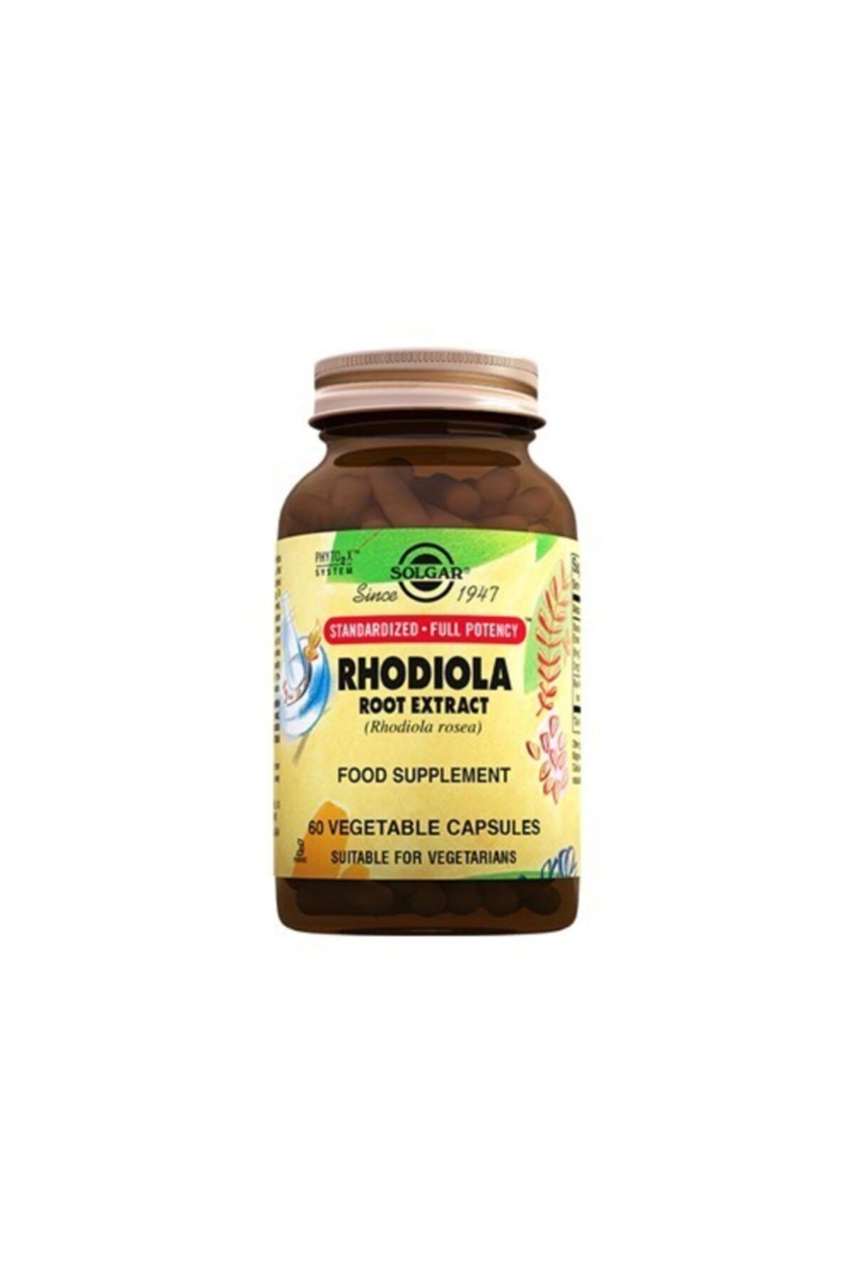 ** Outlet Ürün ** Rhodiola Root Extract 60kap Skt:12/22