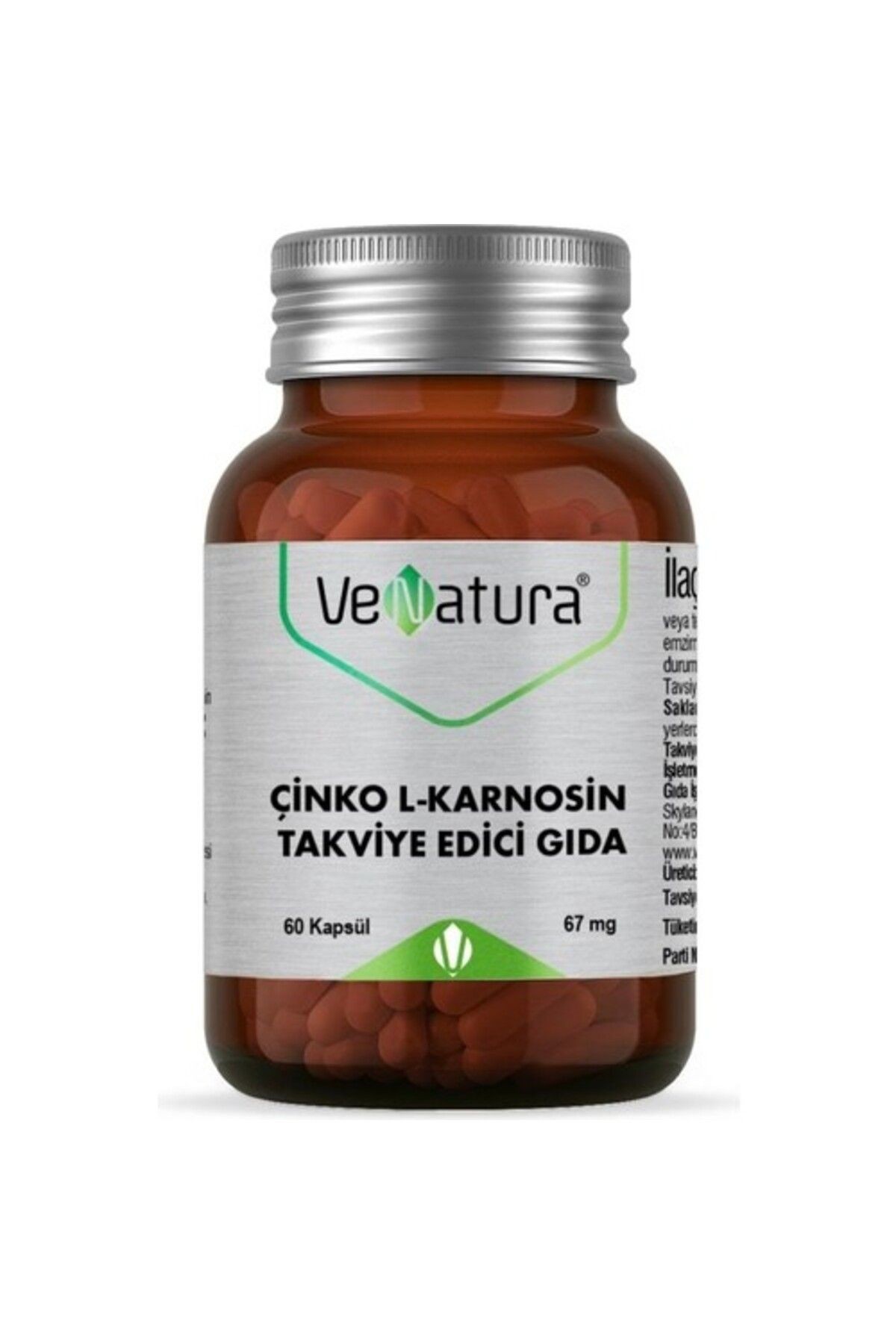 Çinko L-karnosin 30 Kapsül - Aromasız