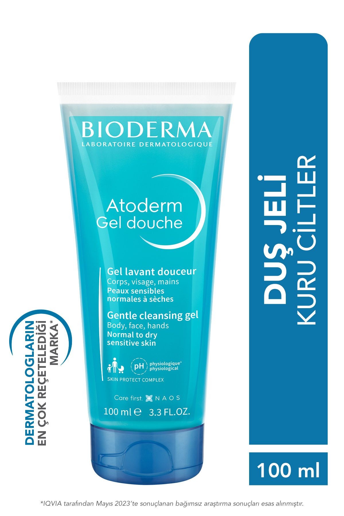 Atoderm Shower Gel Kuru Ciltler için Nemlendirici Duş Jeli Bebek Çocuk Yetişkin 100 ml