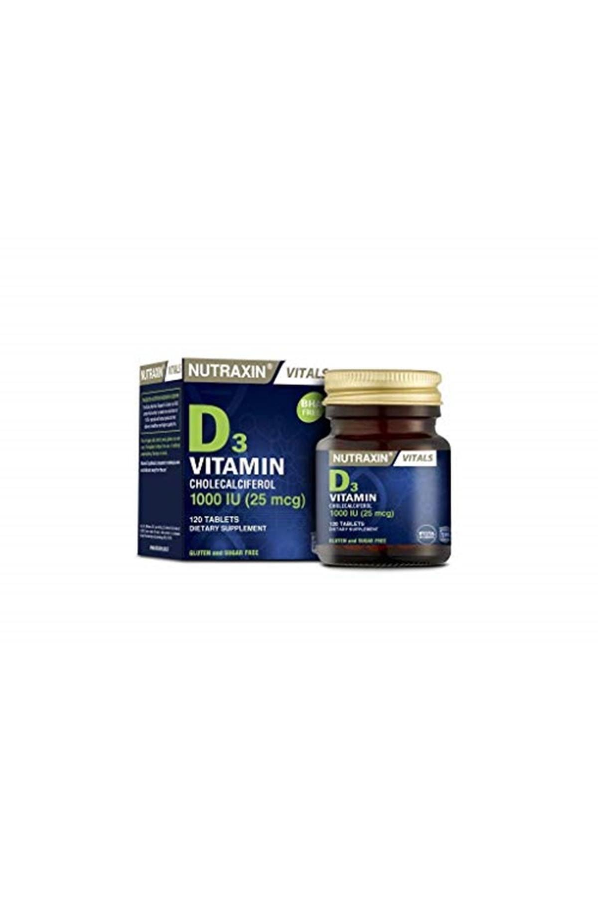 Nutraxın Vitamin D3 1000 120 Tablet 1 Paket