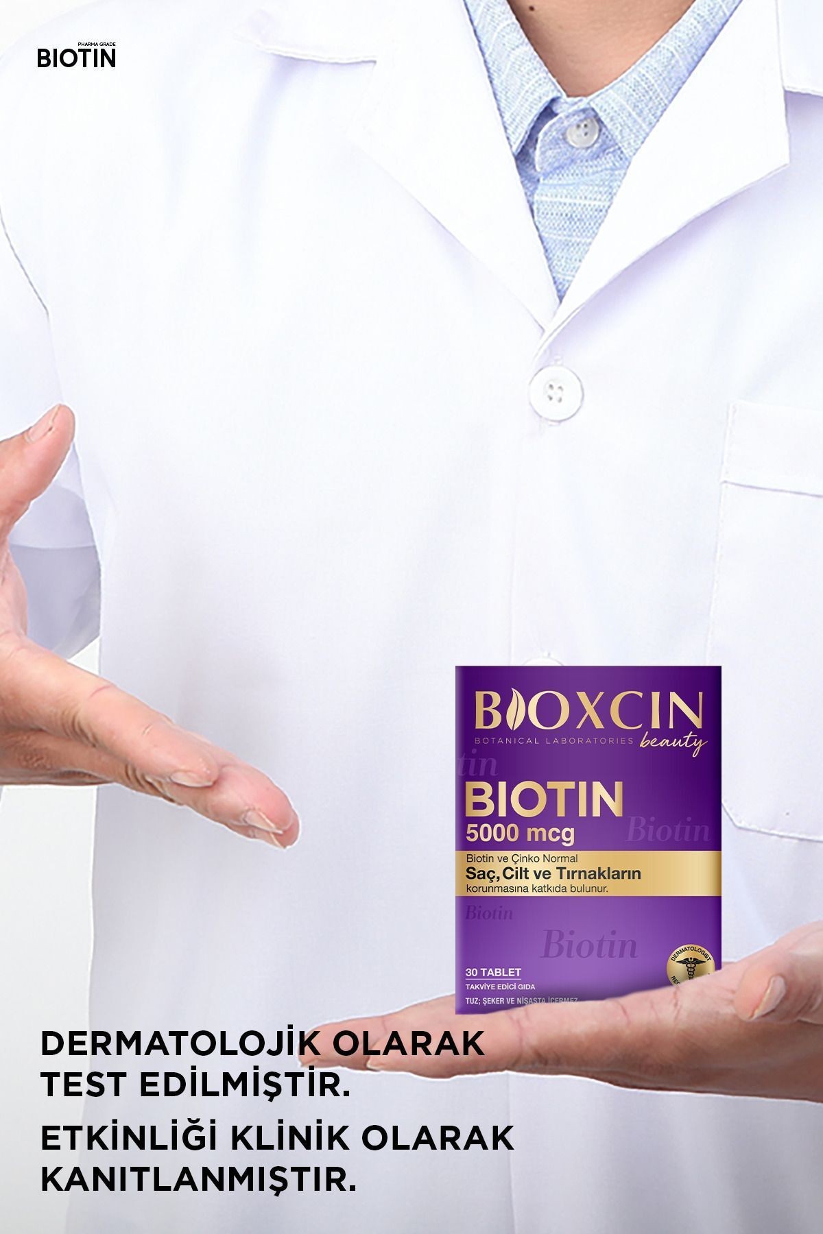 Biotin 5.000 Mcg 30 Tablet - Biotin + Çinko 15 Mg Saç Ve Tırnak Vitamini 2 li Avantaj Paket