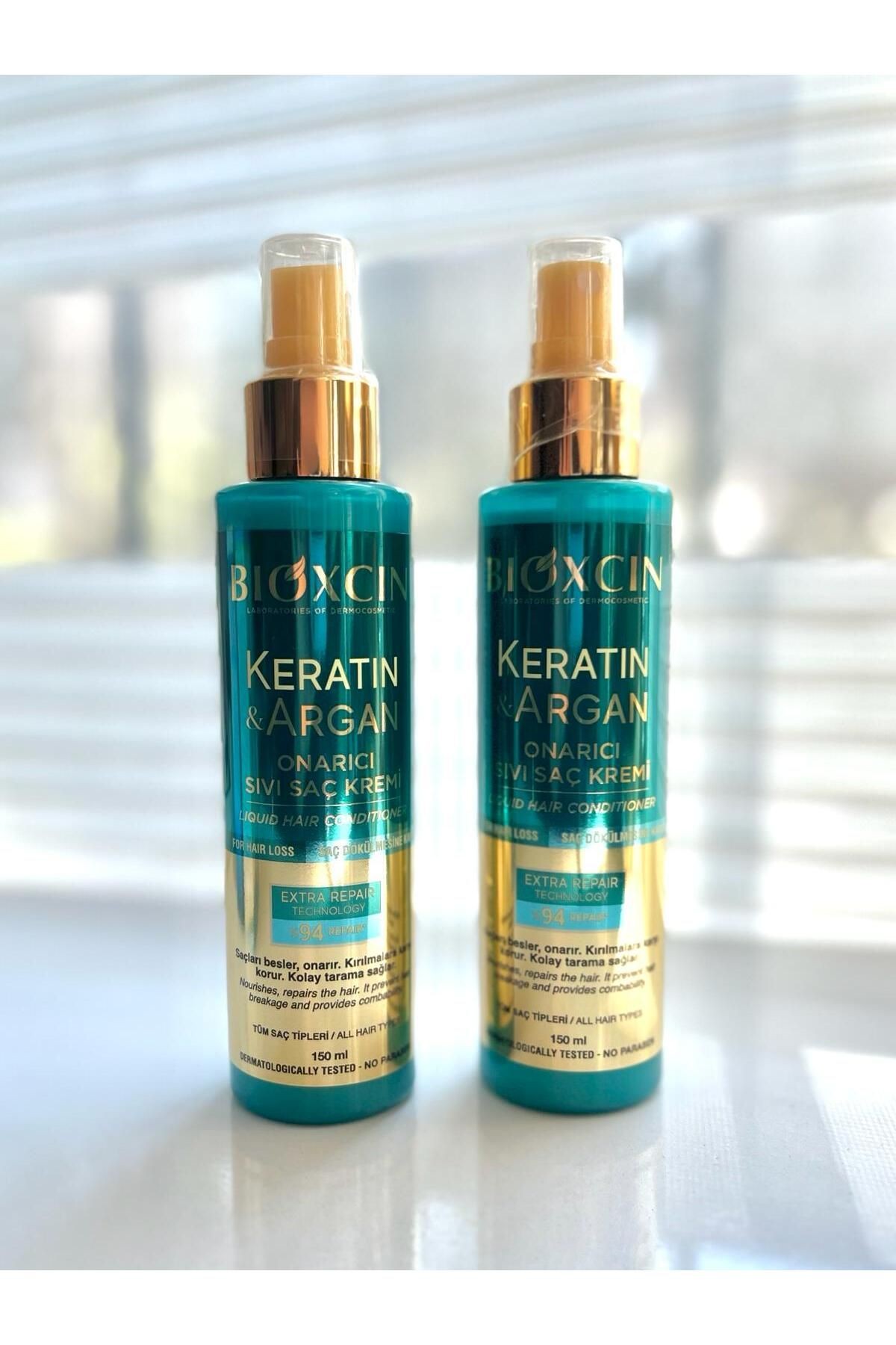 Keratin Ve Argan Onarıcı Sıvı Saç Kremi 150 ml 2'Lİ SET