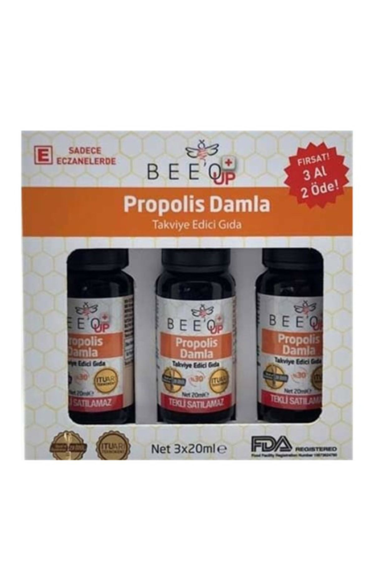 Beeo Up Propolis %30 Damla 20ml 3 al 2öde