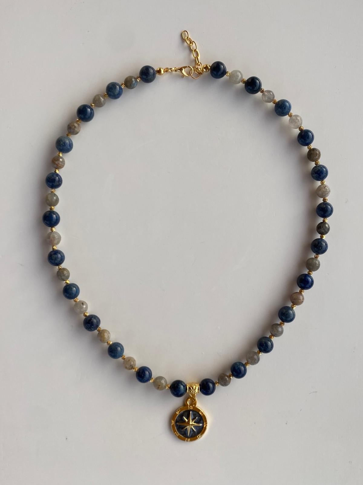 Lapis + Labradorit Kolye