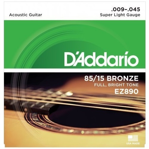 D'addario EZ890 Takım Tel Akustik Gitar Teli 009-045