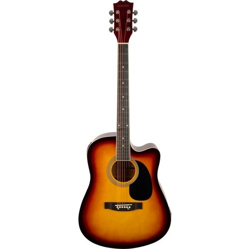 Sanchez Elektro Akustik Gitar 4/4 Kesik Kasa-Gün Batımı