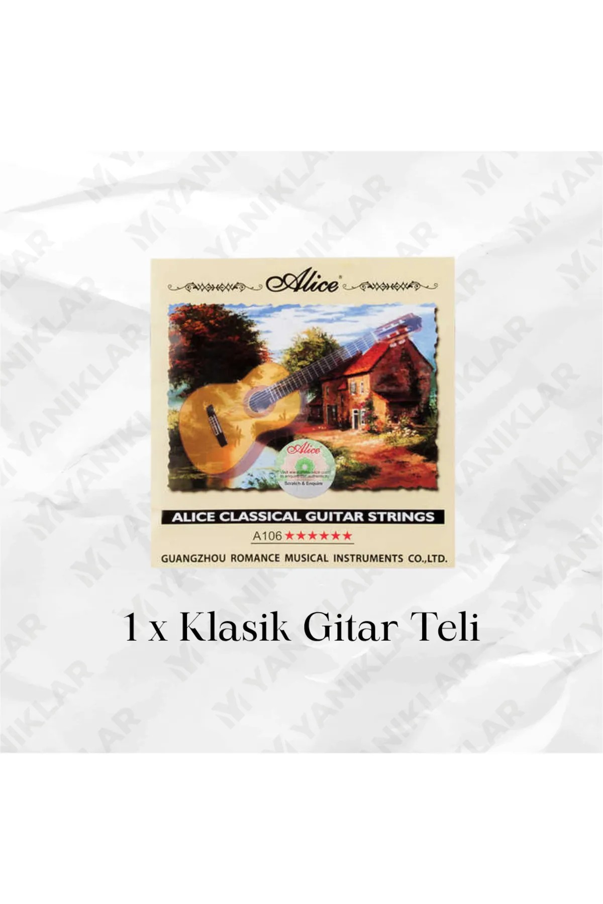 Klasik Gitar Teli Paketi (Klasik Gitar Teli , Pena Seti , Burgu Çevirici , Gitar Kaposu)