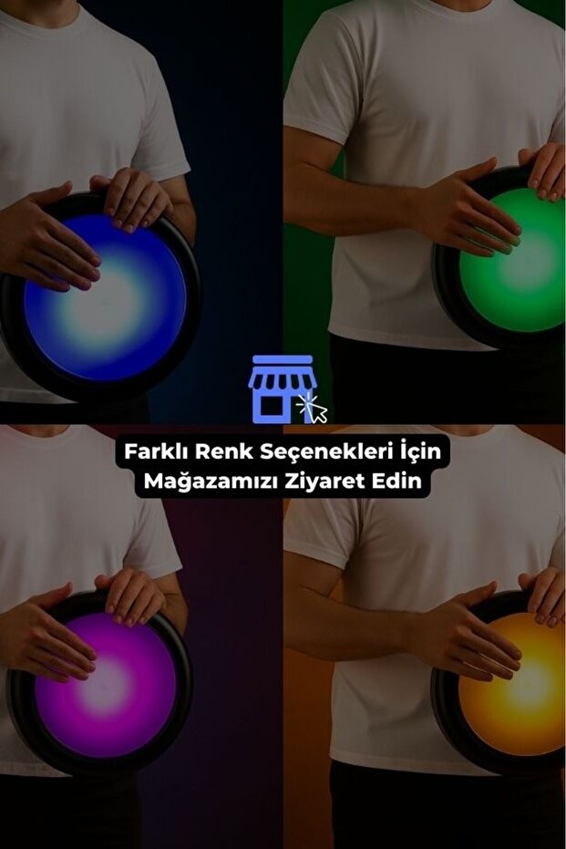 SV104AL - LED Işıklı (Ritme Duyarlı) Alüminyum Klasik Darbuka