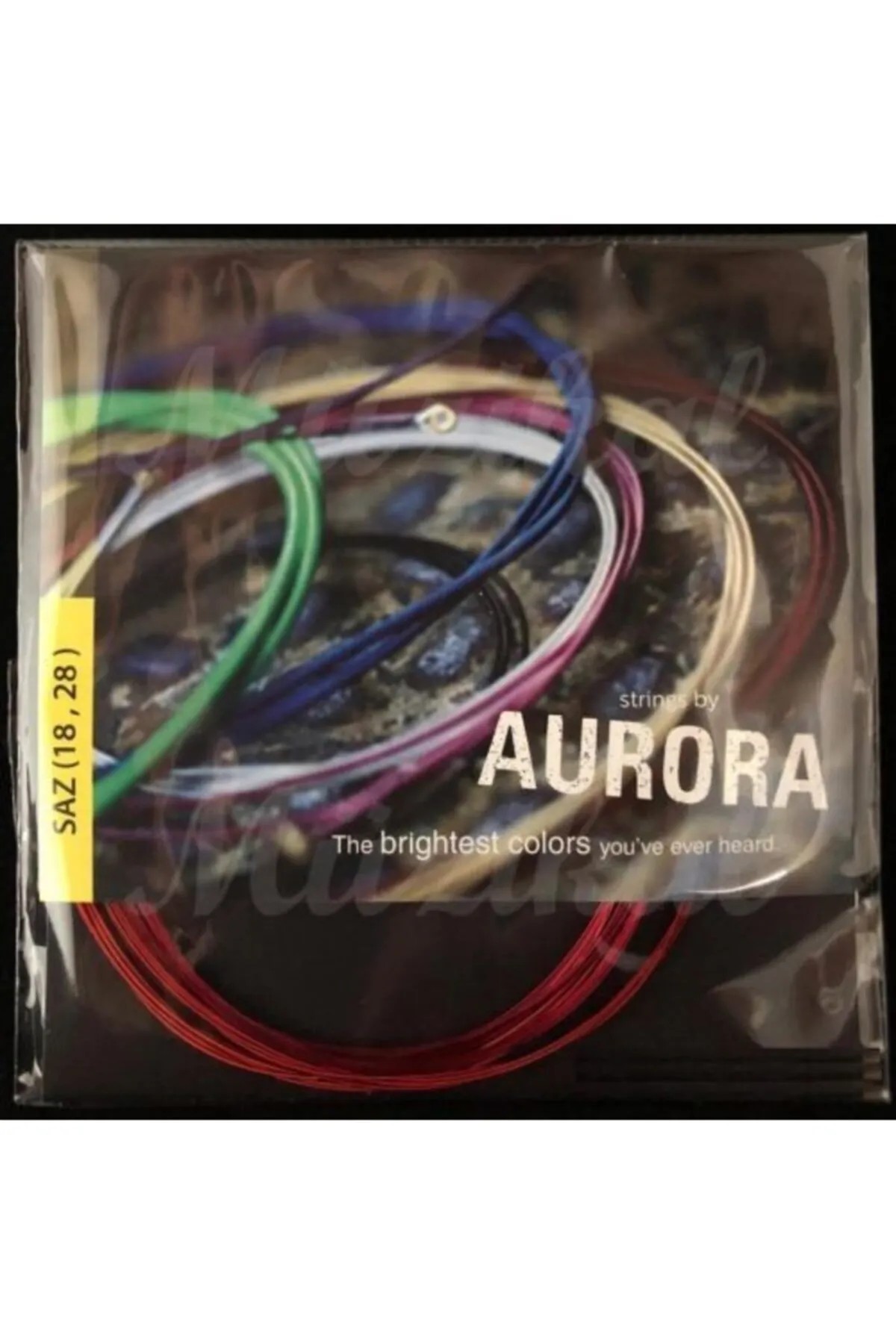 Aurora Kırmızı Saz Teli 0,18 Kısa Sap