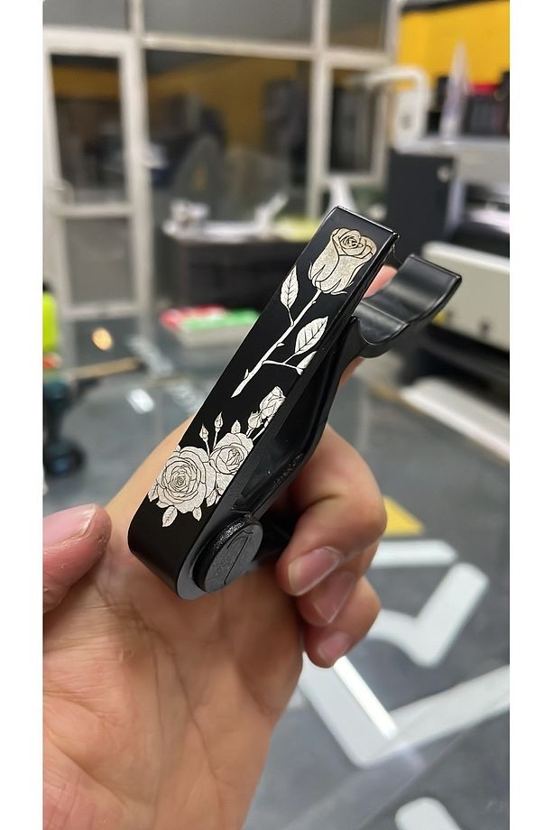 SALVADOR Sv-75bk Siyah Gül Desenli Gitar Ve Bağlama Kaposu - 1. Sınıf