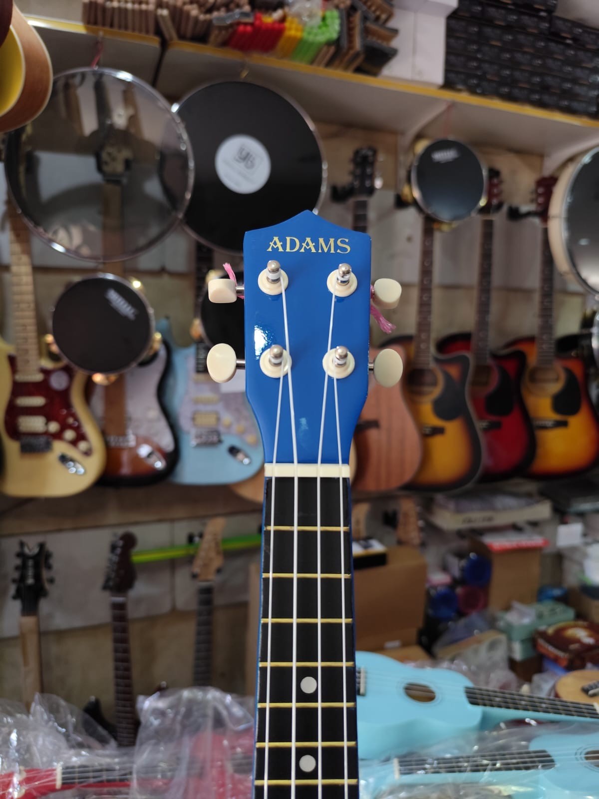 Soprano Ukulele Mavi 4 Telli Çocuk Ukulele