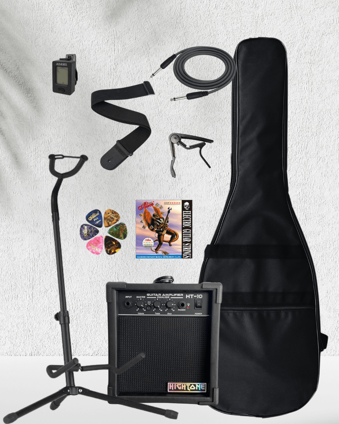 HSS Elektro Gitar Amfi Kulaklık FULL SET