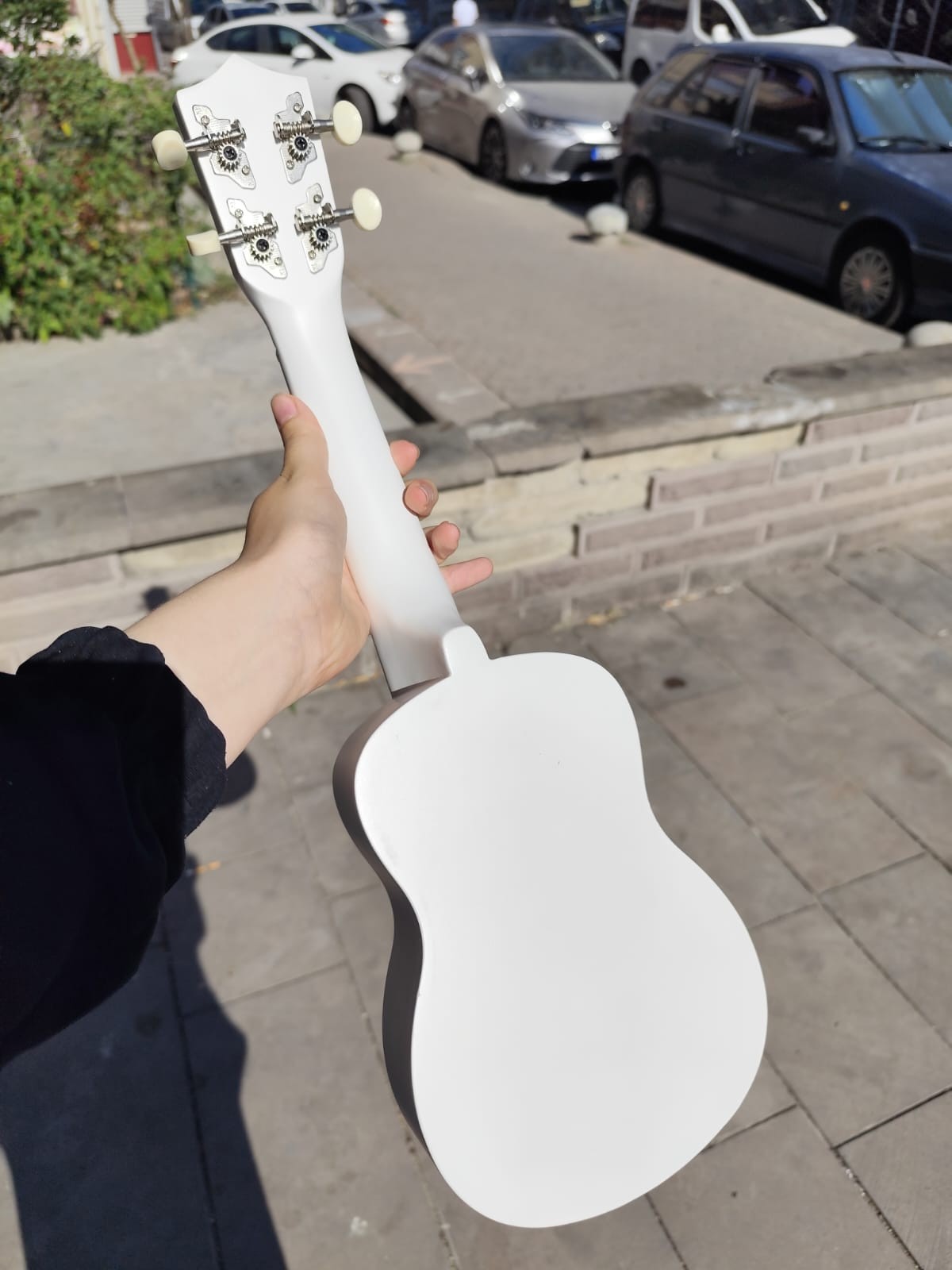 Soprano Ukulele Beyaz 4 Telli Çocuk Ukulele