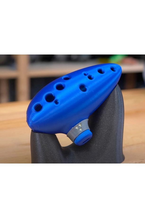 Montavo Ocarina 12 Delik Ocarina Seramik Alto C Ocarina Flüt Mavi