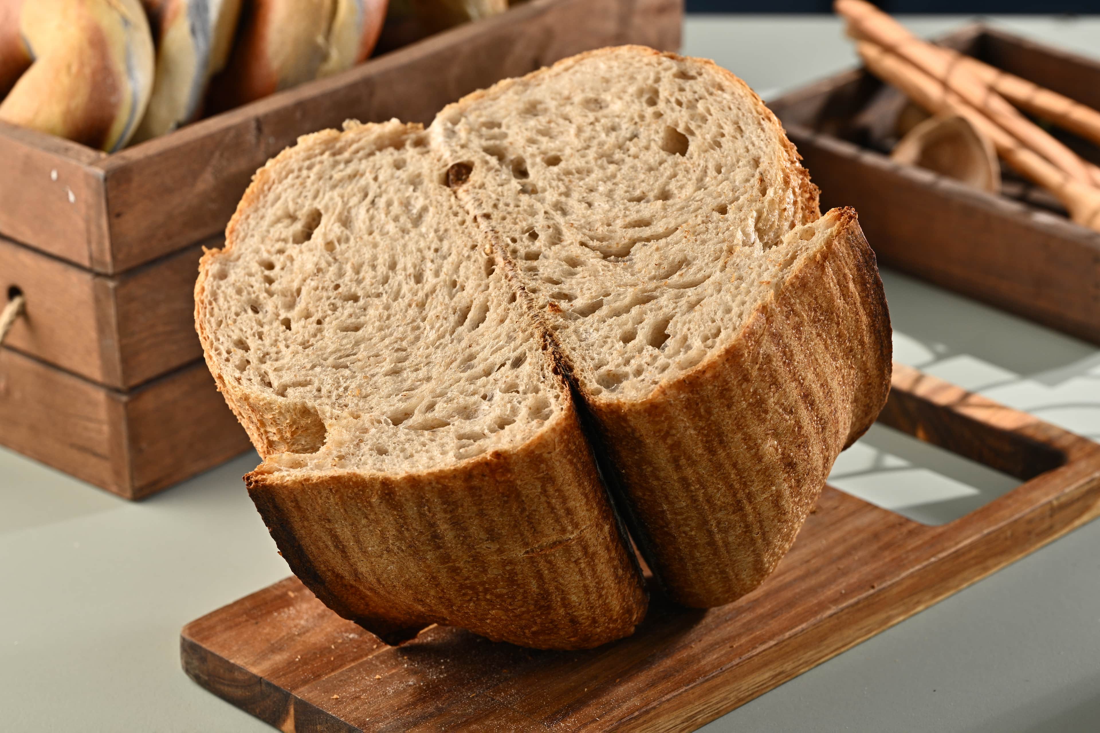 Ekşi Mayalı Sade Köy Ekmeği   (700-750gr)