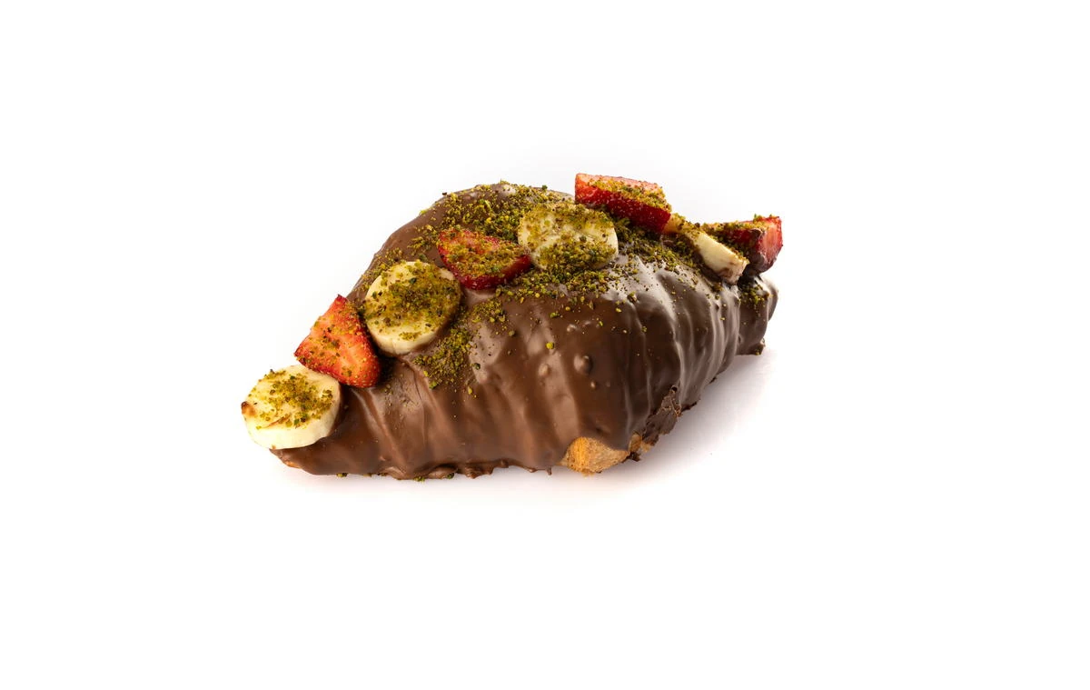 Belçika Çikolata Dolgulu Kruvasan