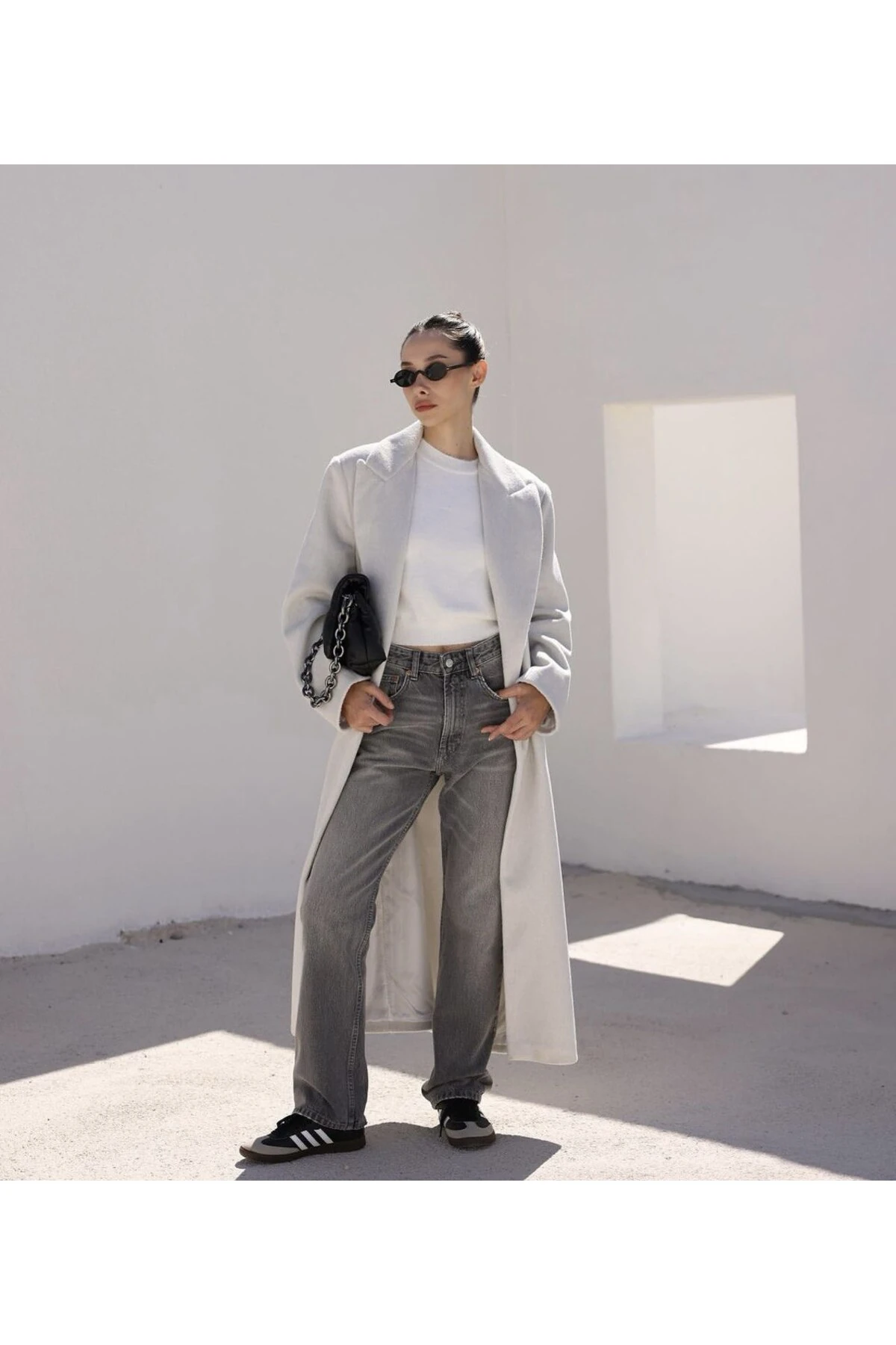 GRİ KAŞE PREMİUM KABAN