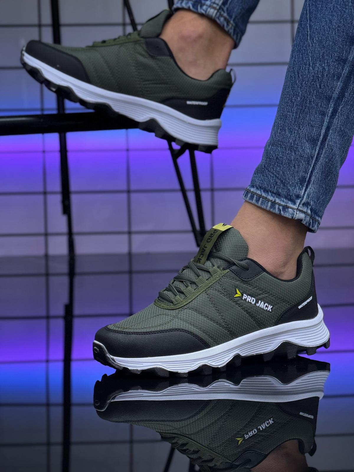 Unisex Beyaz Yeşil Paraşut Model Günlük Spor Ayakkabı WSB4120