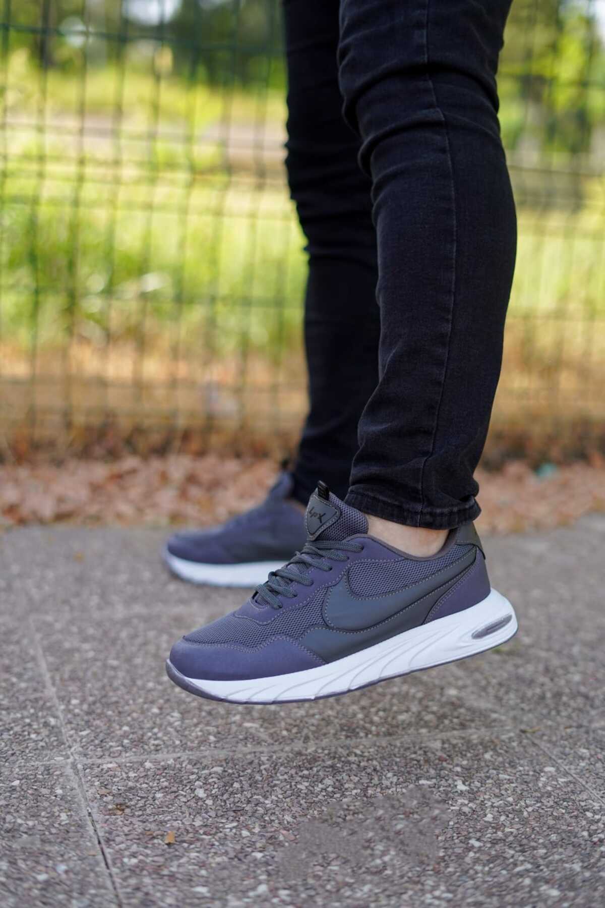 Füme Erkek Rahat Yürüyüş Ayakkabısı Sneaker Wsb0550