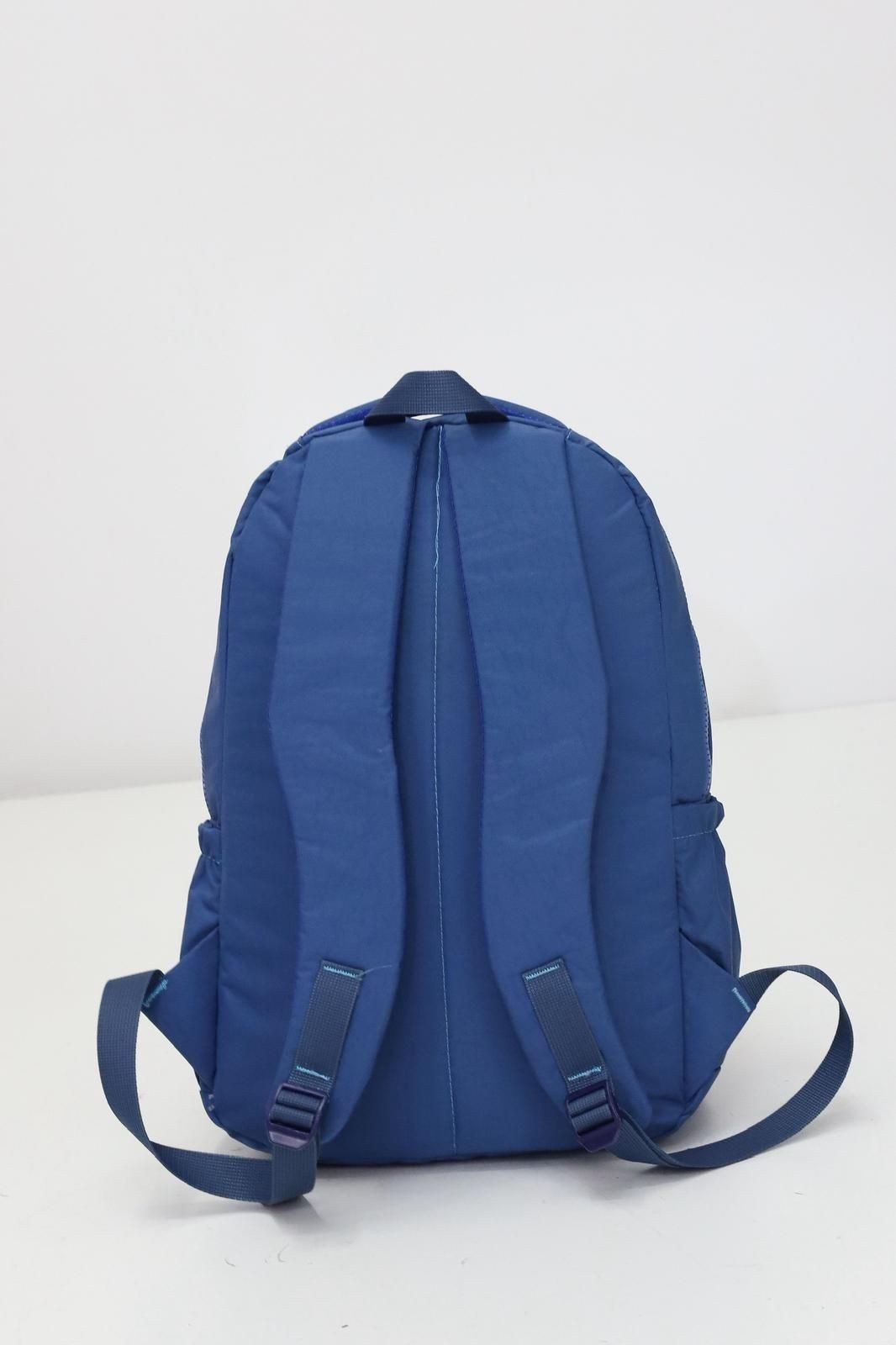 Lacivert Unisex  Kırınkil Kumaş  Günlük Sırt Okul Çantası WSB5042