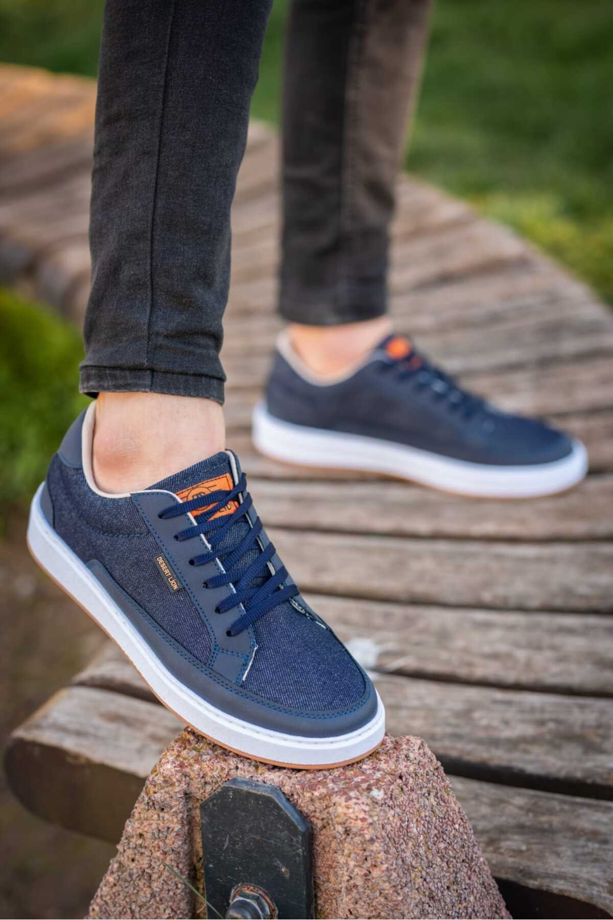 Erkek Düz Taban Ortopedik Sneaker Ayakkabı Wsb0788