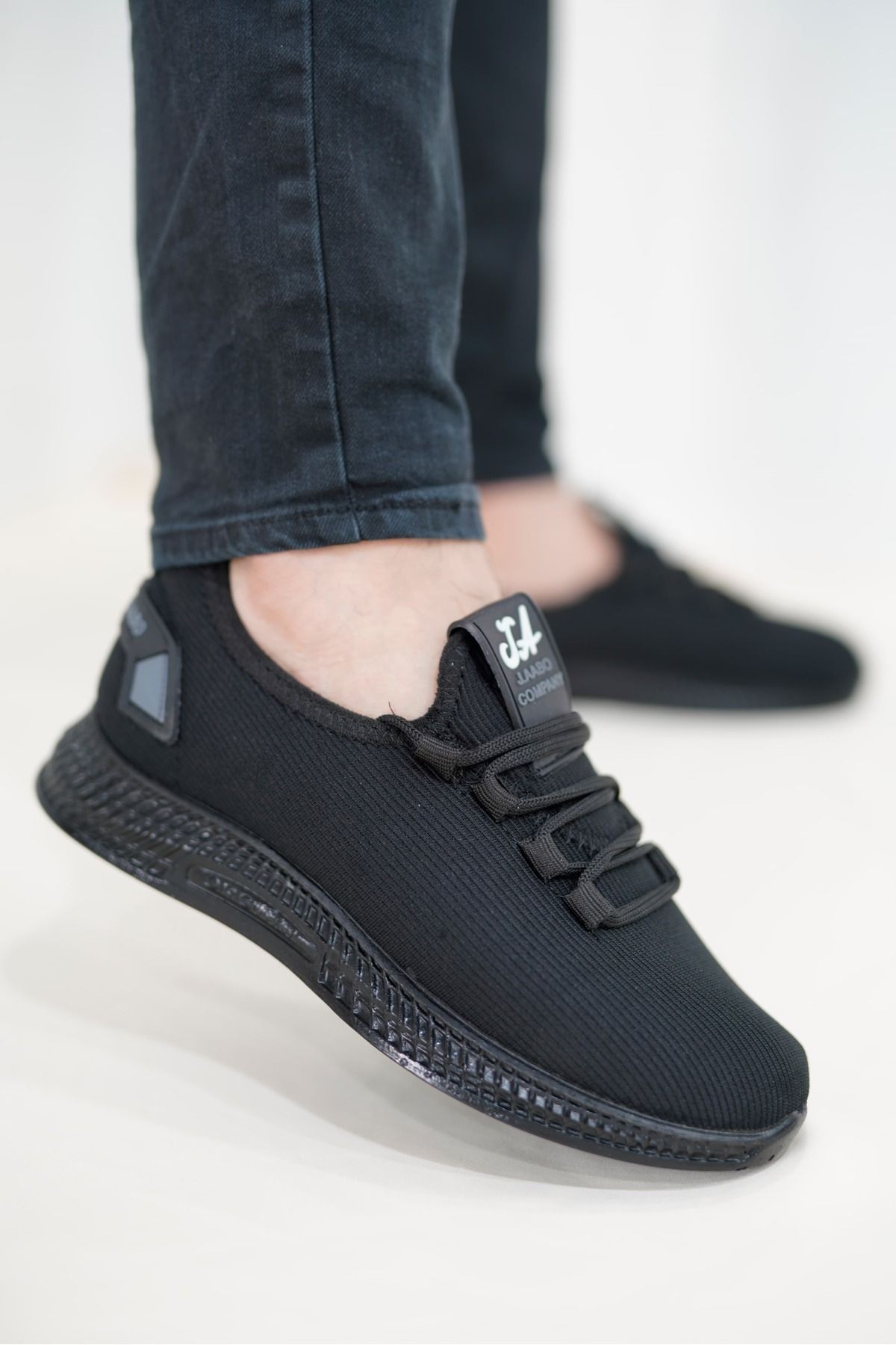 Siyah Unisex Günlük Triko Spor Ayakkabı Sneaker Wsb4044