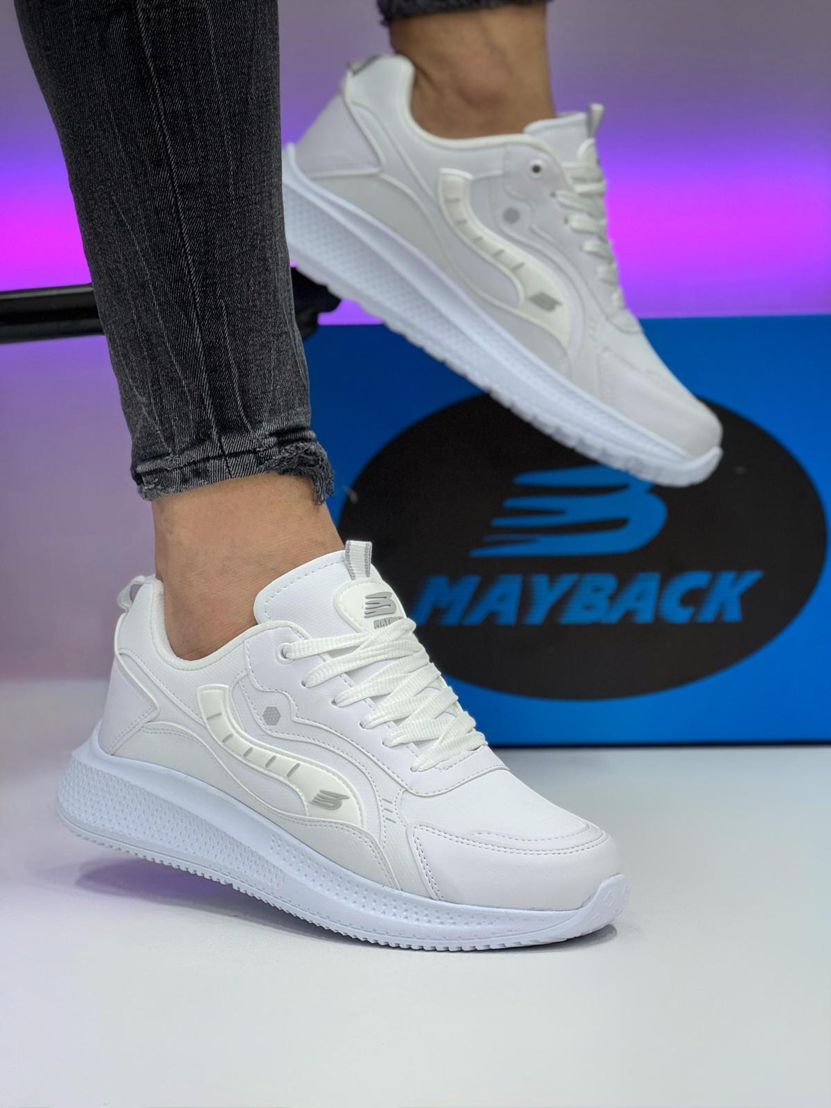 Erkek Sade Beyaz Cilt Rahat Günlük Spor Ayakkabı WSB4126